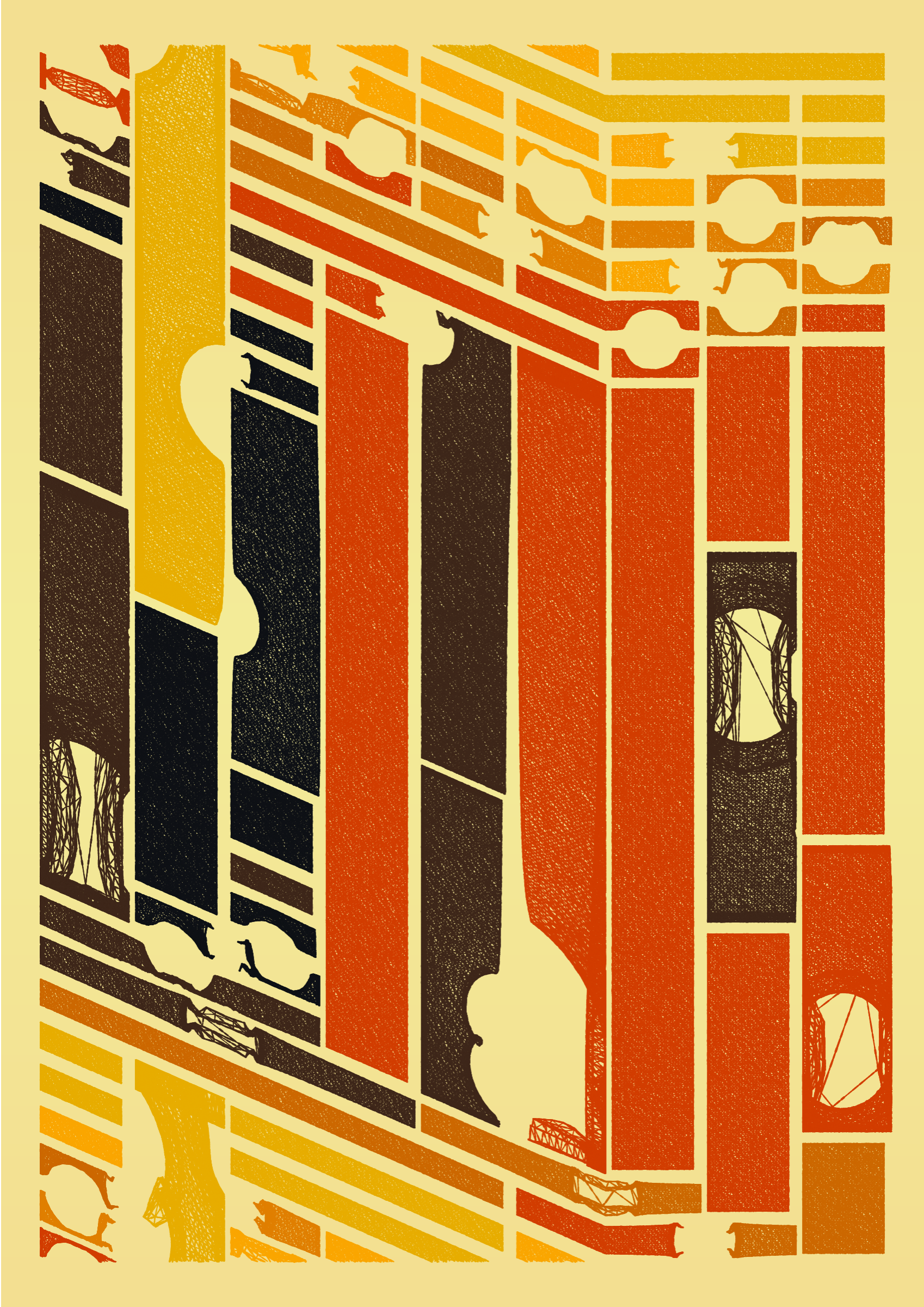 Art Blocks - Art Blocks v2 - Edifice #231 - NFT # 204000231