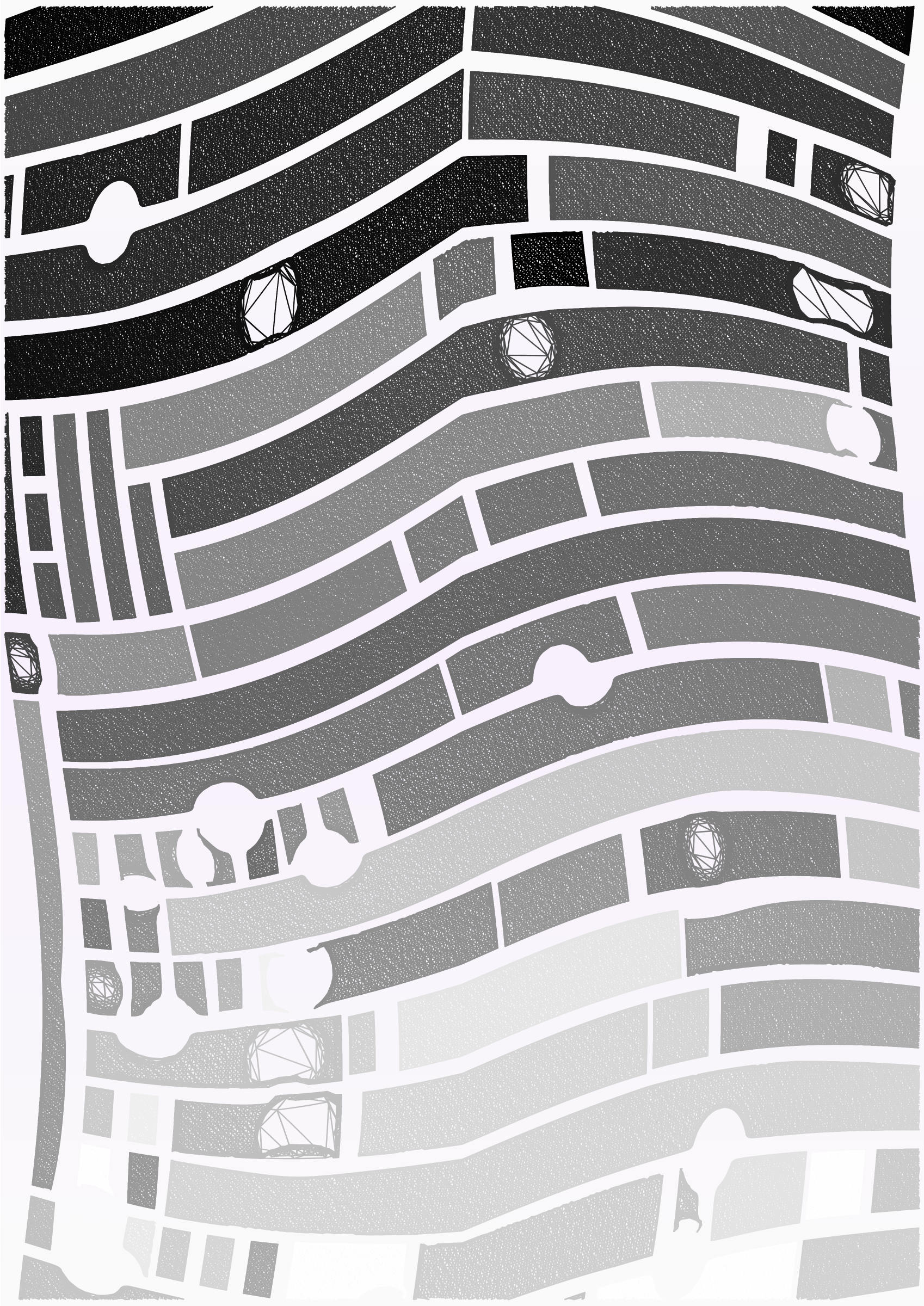 Art Blocks - Art Blocks v2 - Edifice #235 - NFT # 204000235