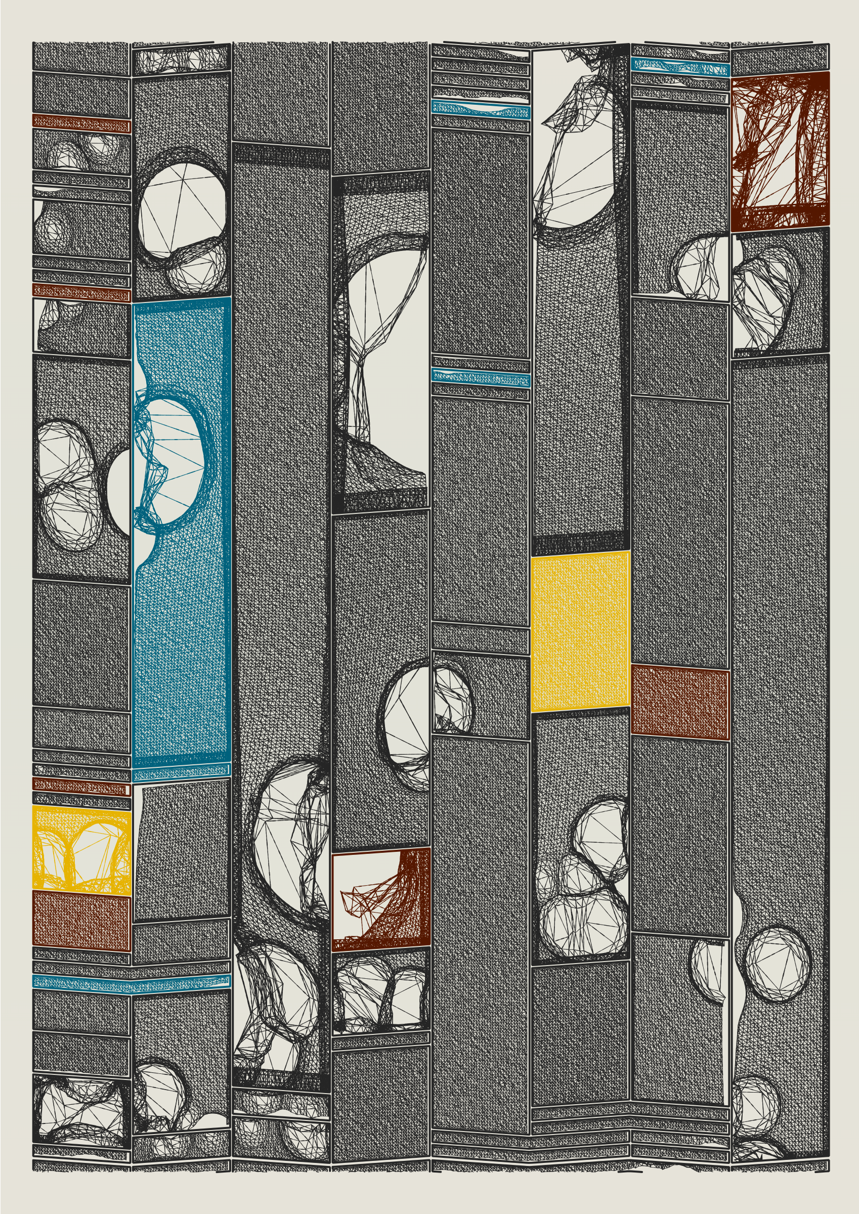 Art Blocks - Art Blocks v2 - Edifice #243 - NFT # 204000243