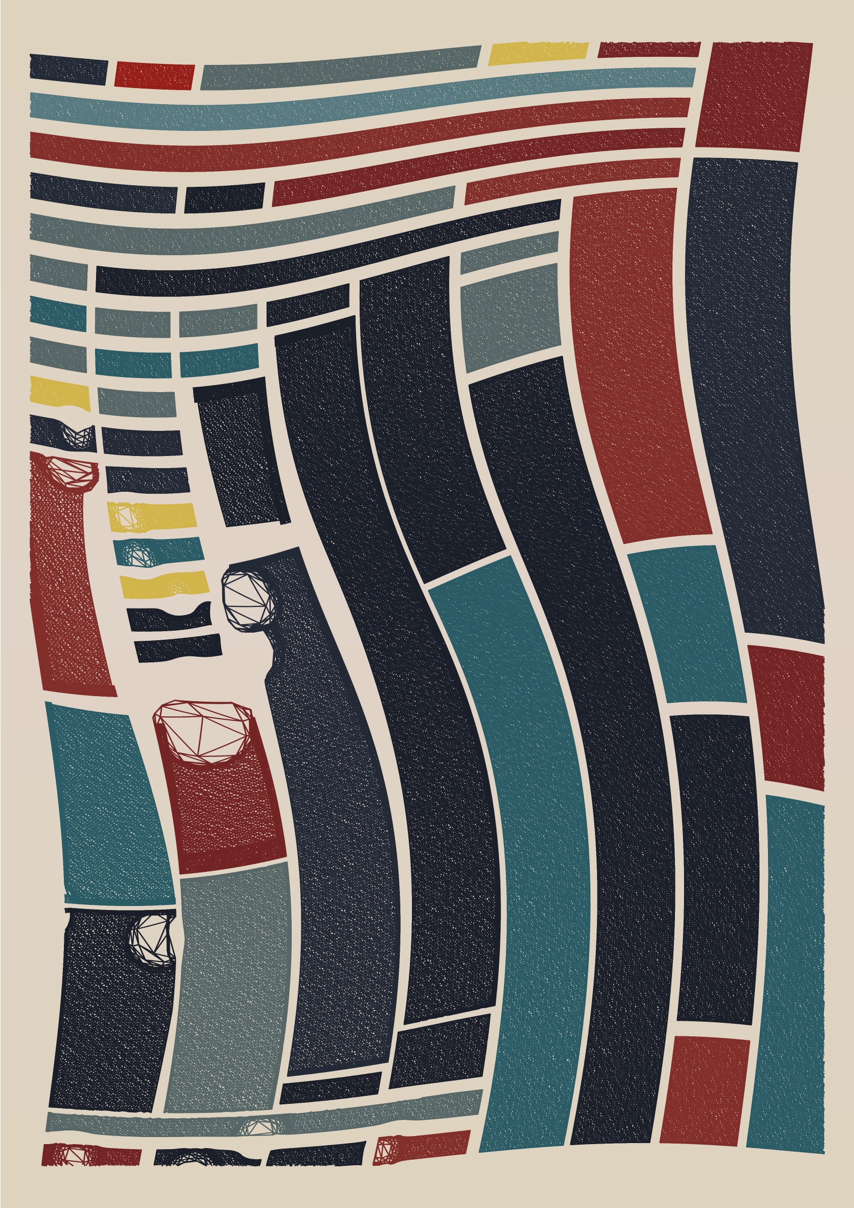 Art Blocks - Art Blocks v2 - Edifice #251 - NFT # 204000251