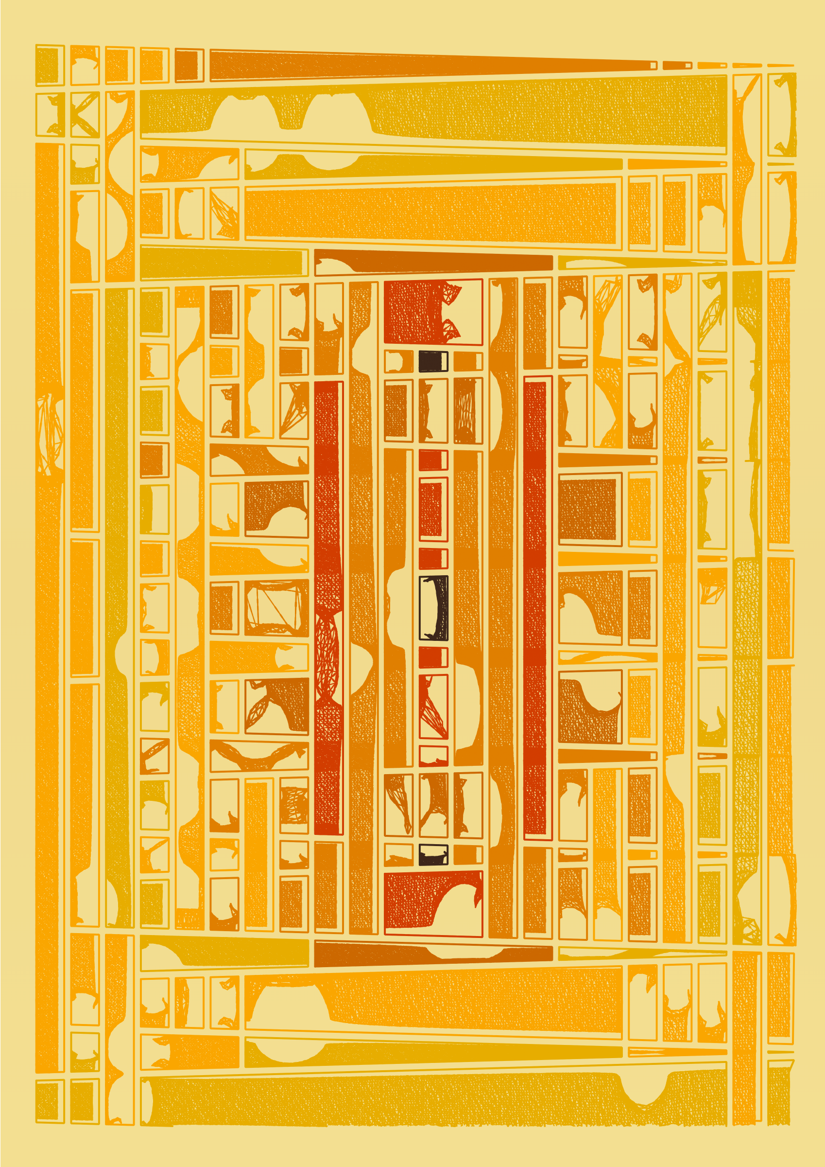 Art Blocks - Art Blocks v2 - Edifice #252 - NFT # 204000252