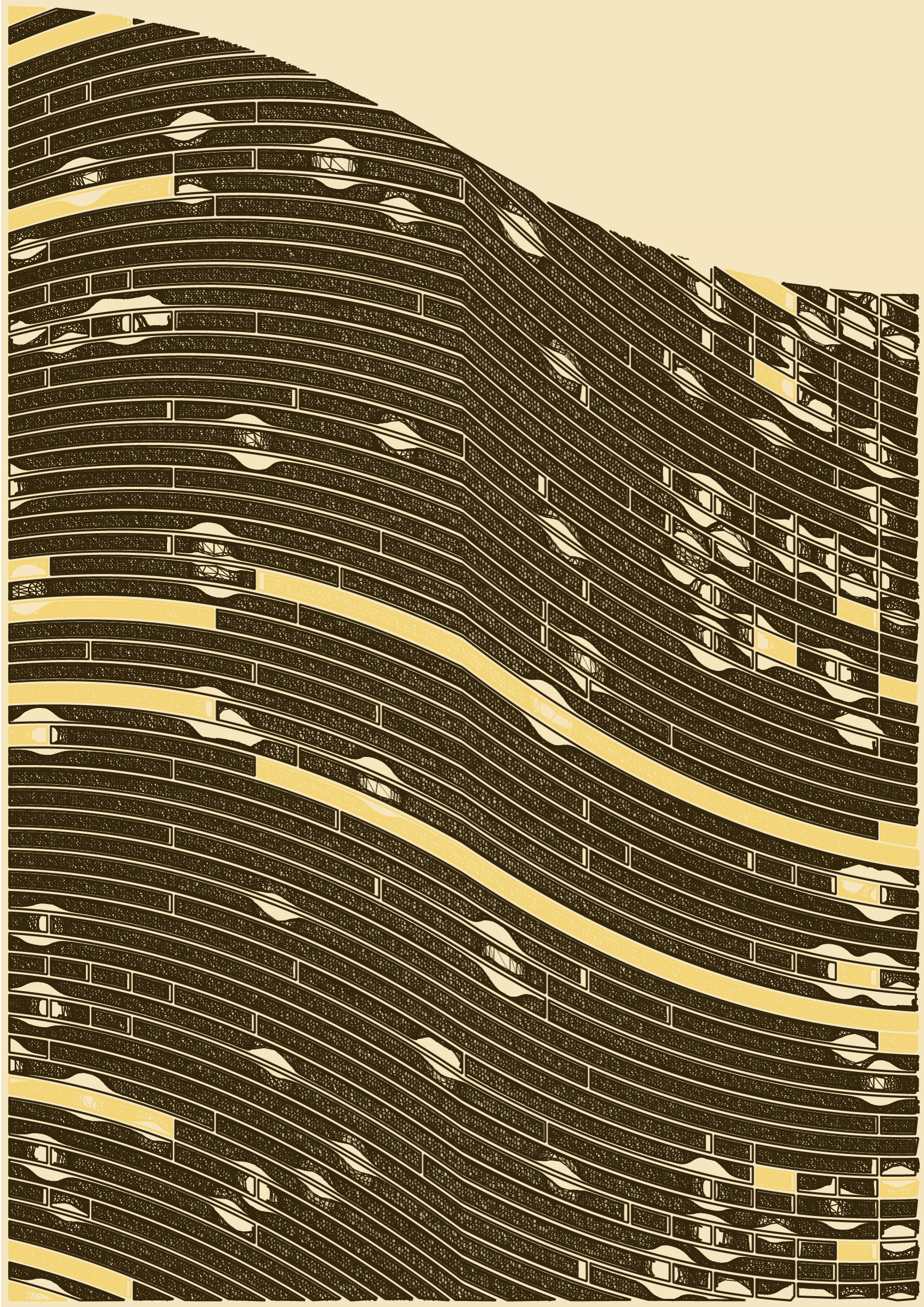 Art Blocks - Art Blocks v2 - Edifice #266 - NFT # 204000266