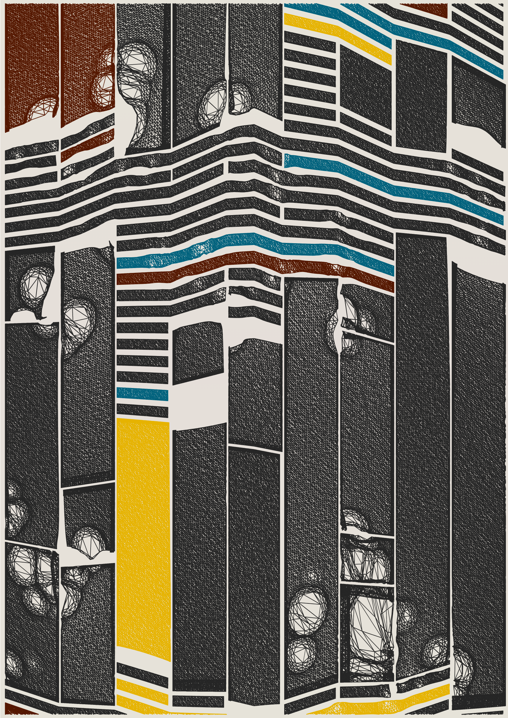 Art Blocks - Art Blocks v2 - Edifice #267 - NFT # 204000267