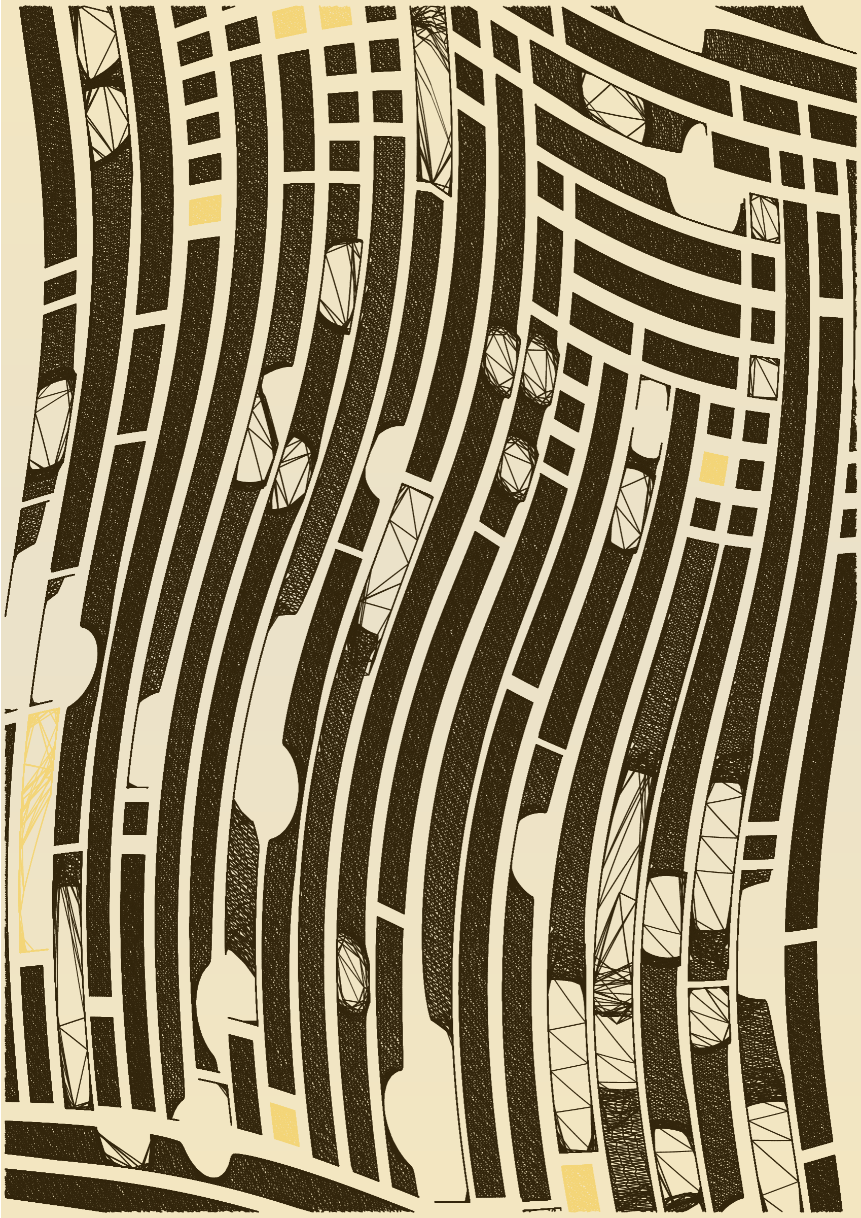 Art Blocks - Art Blocks v2 - Edifice #268 - NFT # 204000268