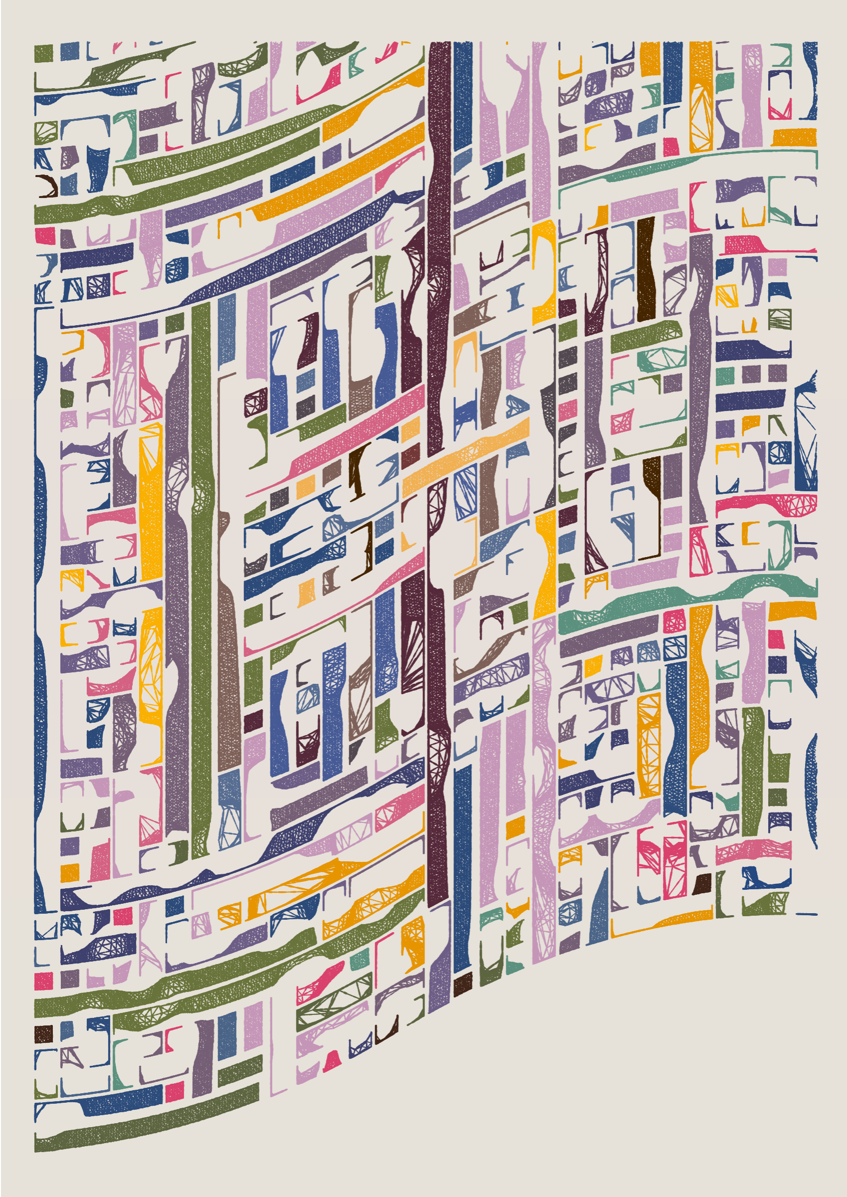 Art Blocks - Art Blocks v2 - Edifice #276 - NFT # 204000276