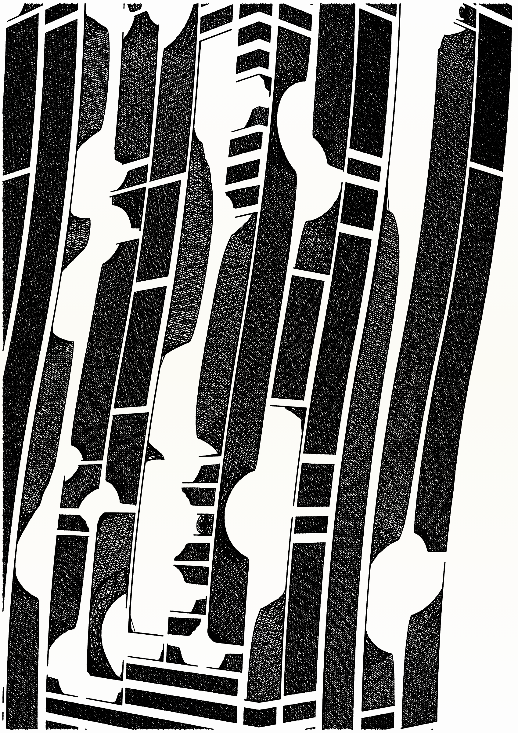 Art Blocks - Art Blocks v2 - Edifice #283 - NFT # 204000283