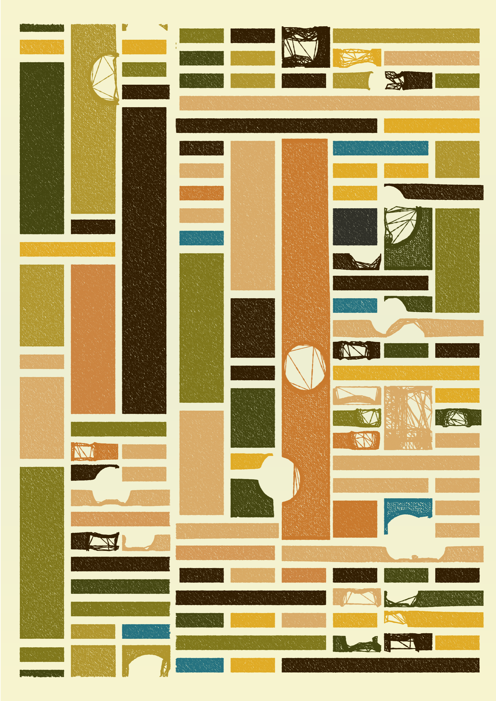 Art Blocks - Art Blocks v2 - Edifice #284 - NFT # 204000284