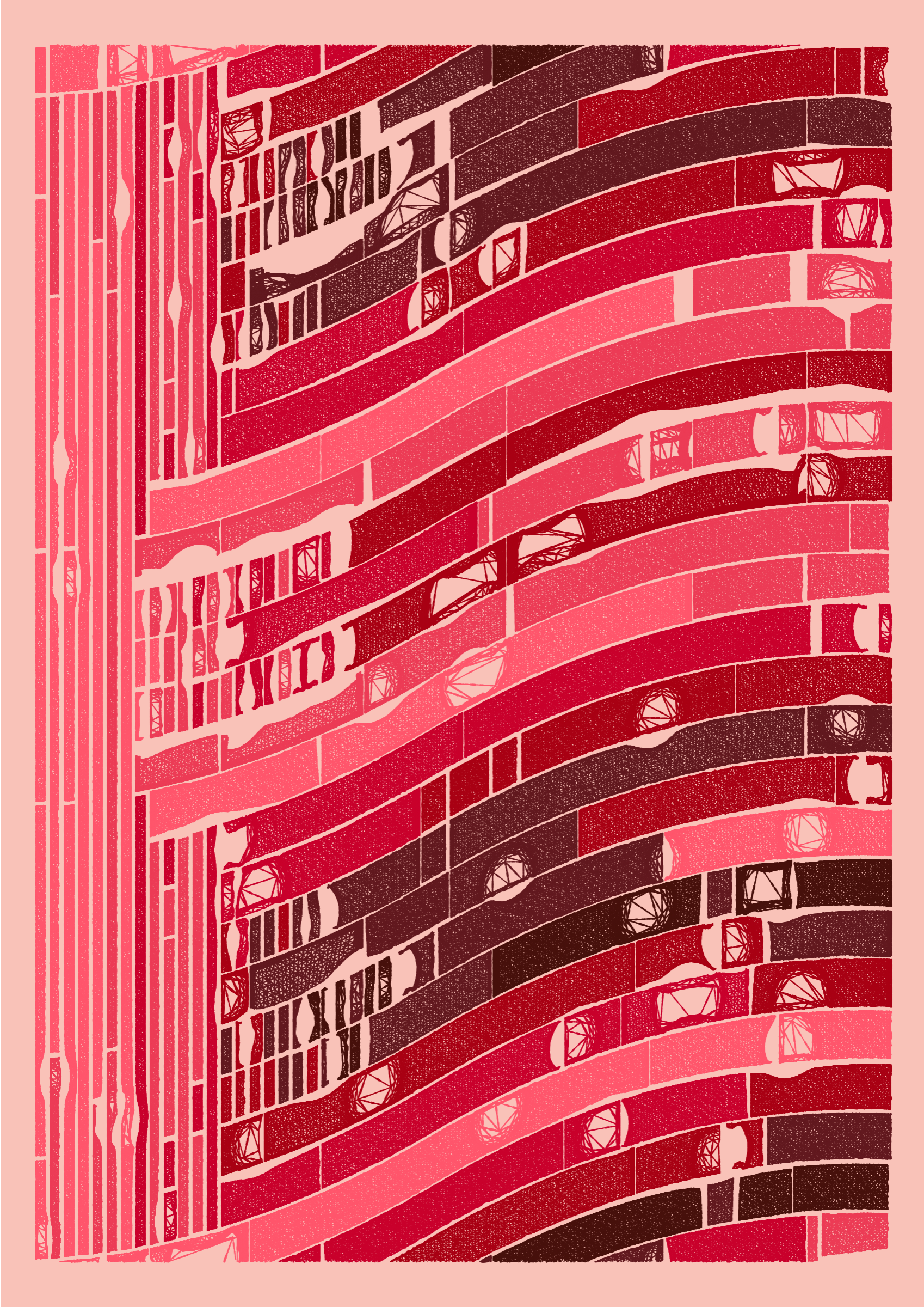 Art Blocks - Art Blocks v2 - Edifice #290 - NFT # 204000290