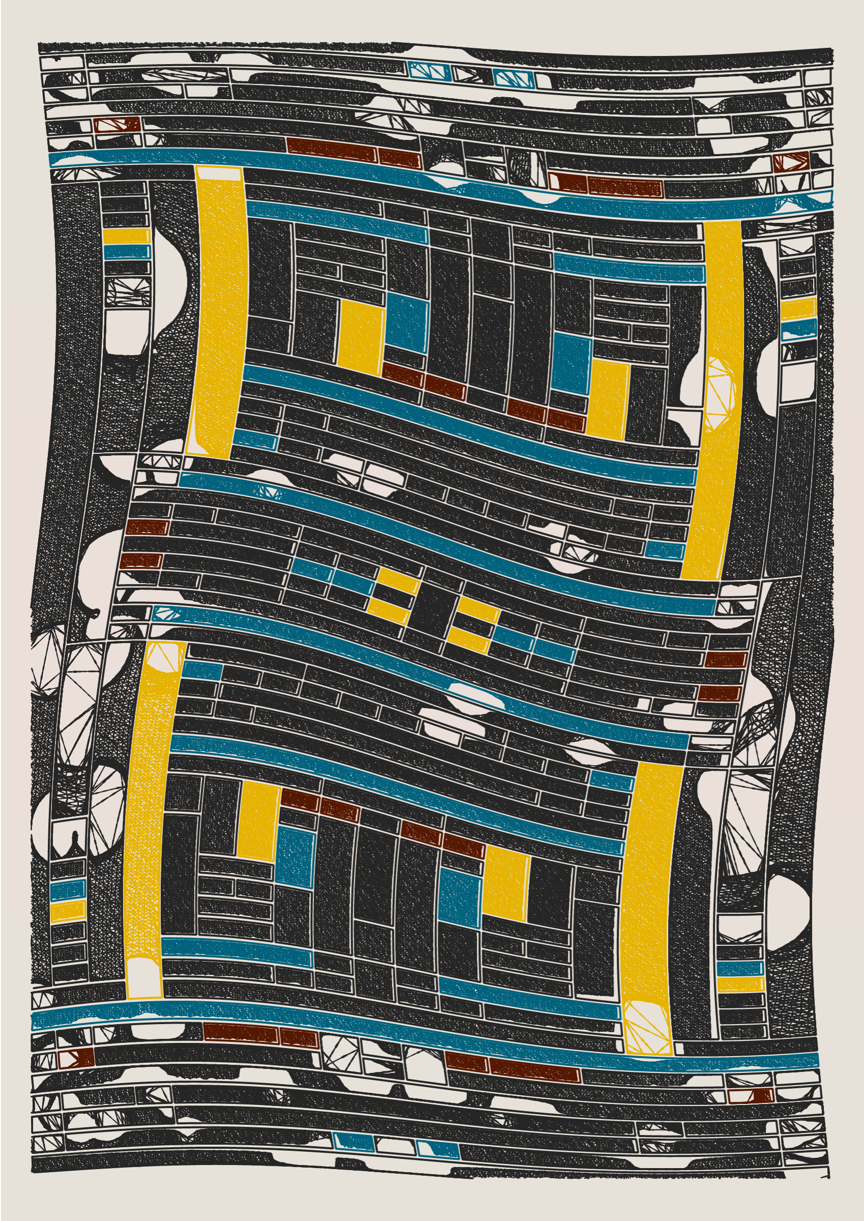 Art Blocks - Art Blocks v2 - Edifice #292 - NFT # 204000292