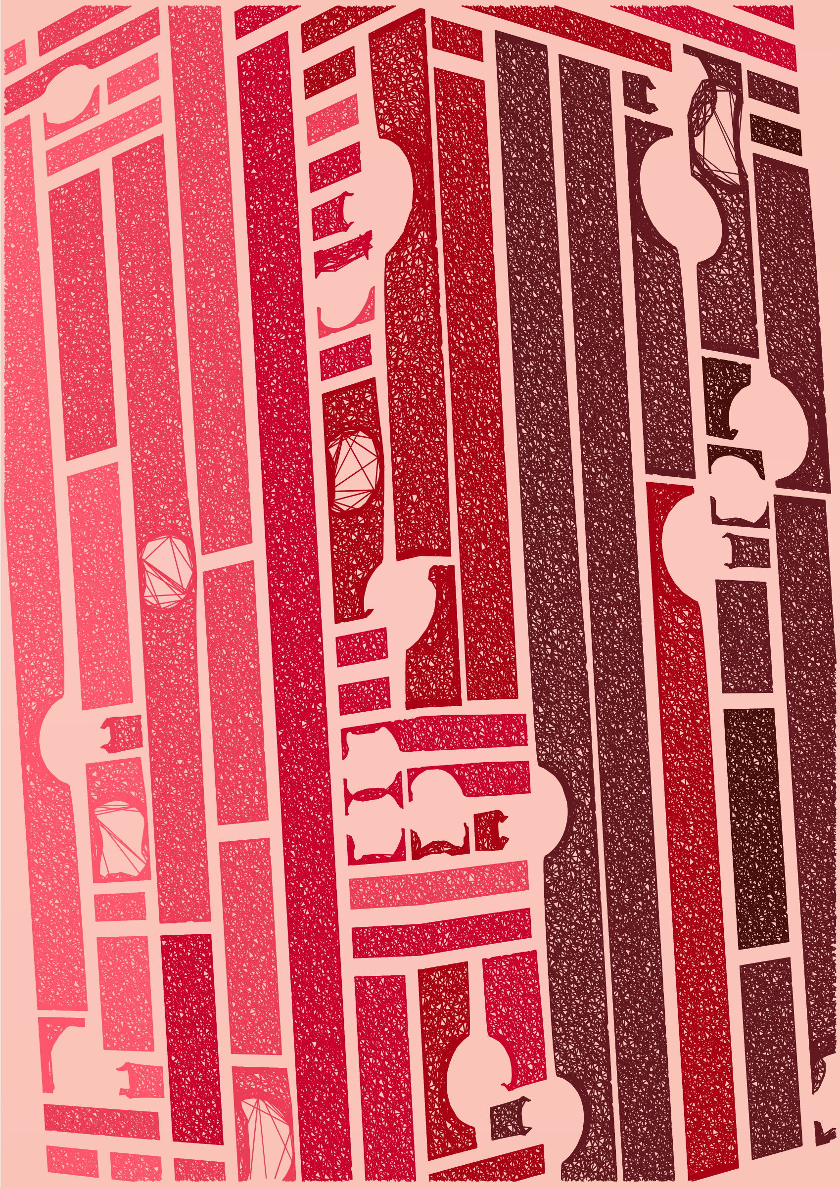 Art Blocks - Art Blocks v2 - Edifice #299 - NFT # 204000299