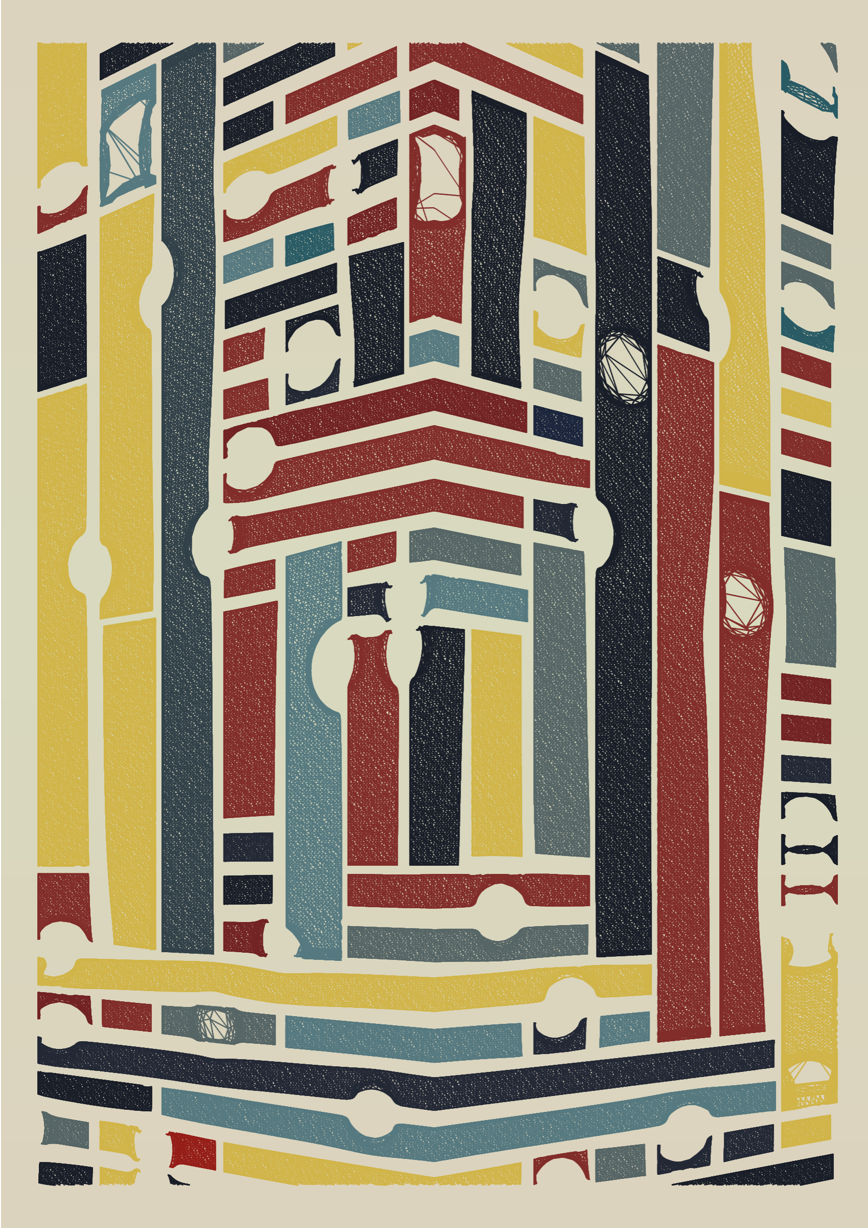 Art Blocks - Art Blocks v2 - Edifice #304 - NFT # 204000304