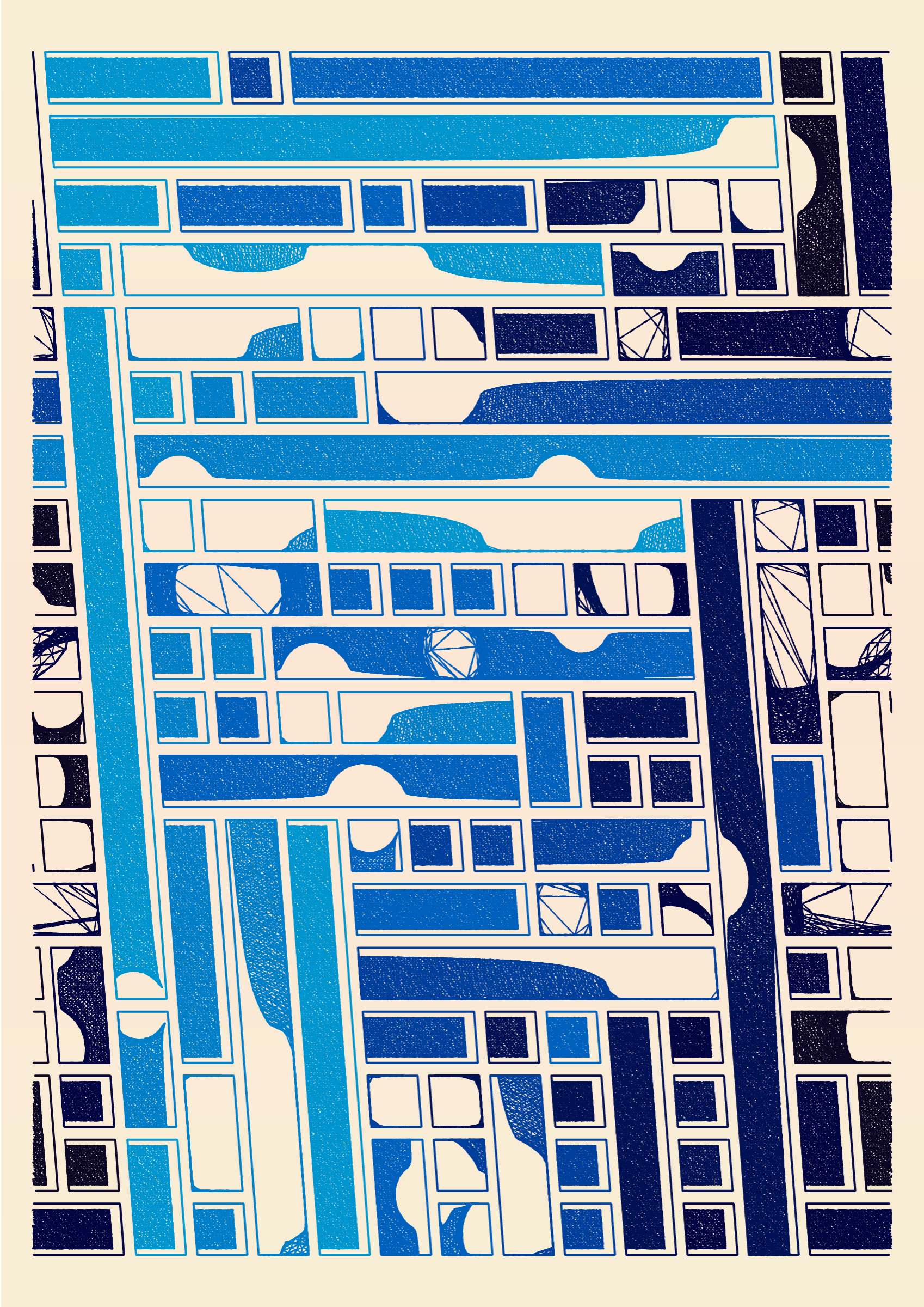 Art Blocks - Art Blocks v2 - Edifice #306 - NFT # 204000306