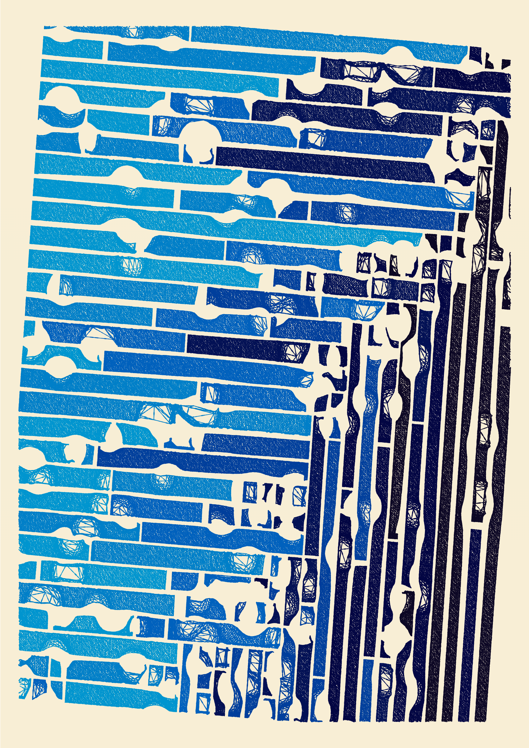 Art Blocks - Art Blocks v2 - Edifice #308 - NFT # 204000308