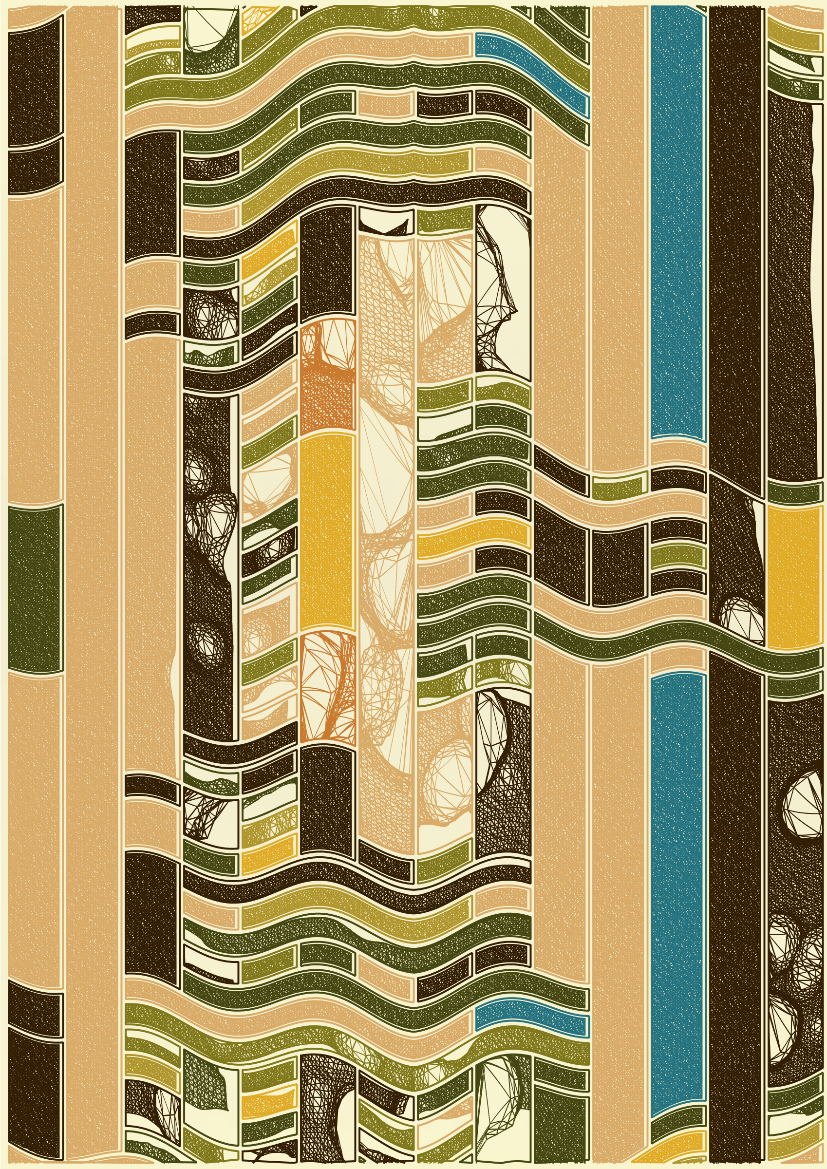 Art Blocks - Art Blocks v2 - Edifice #309 - NFT # 204000309