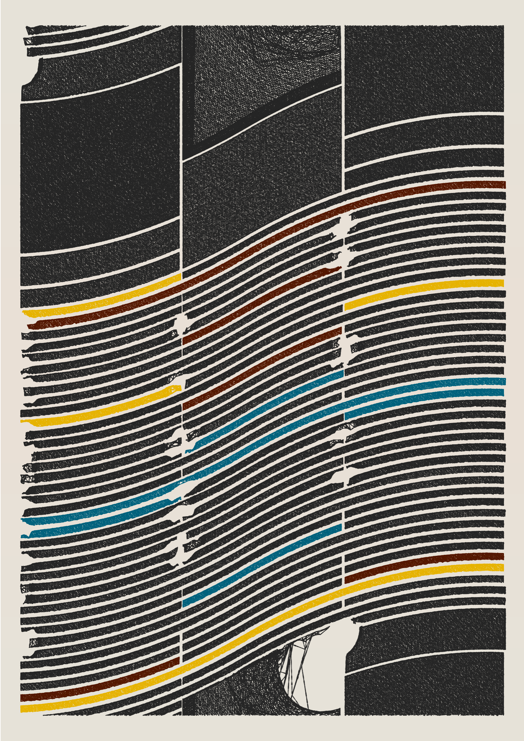 Art Blocks - Art Blocks v2 - Edifice #317 - NFT # 204000317