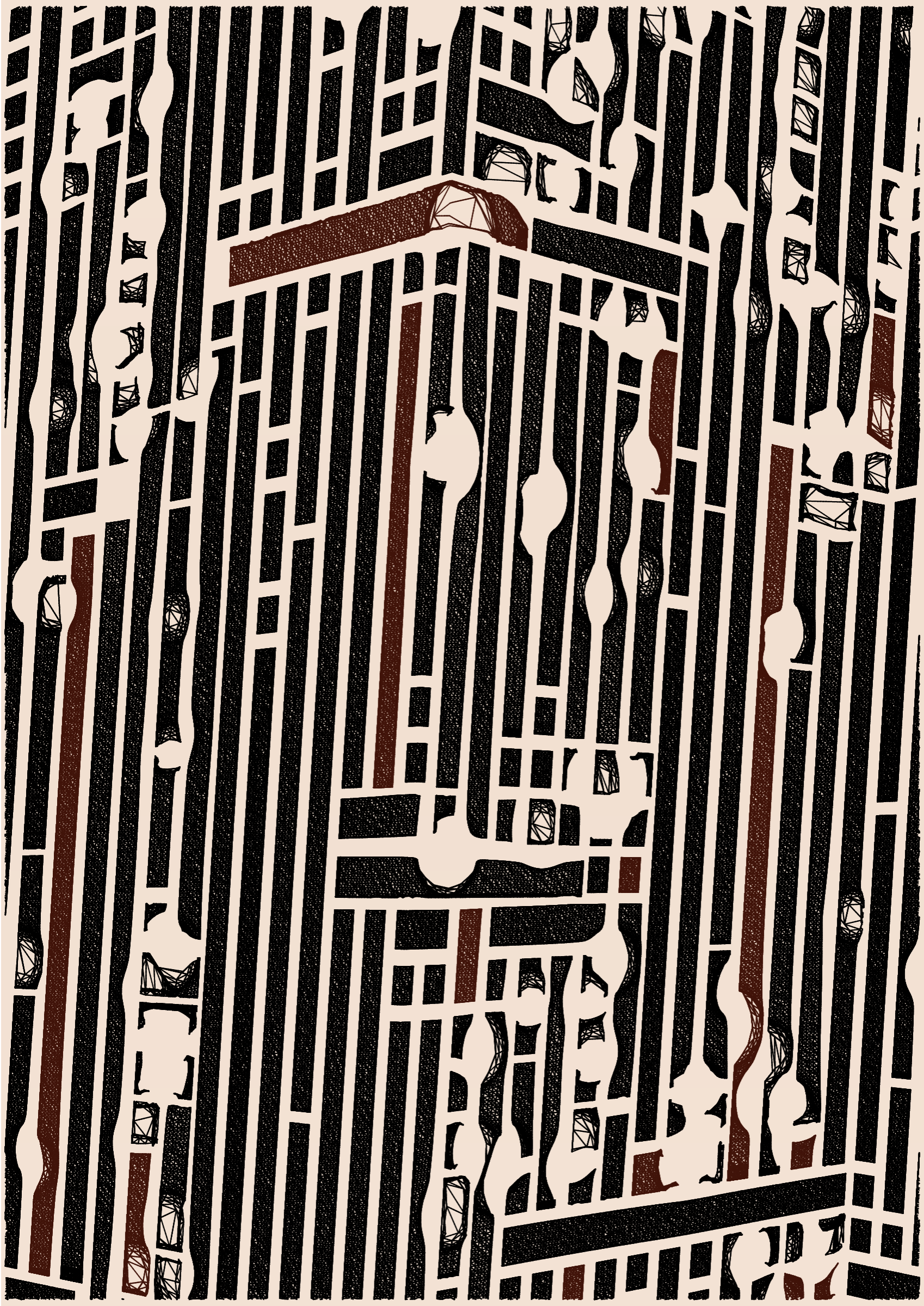 Art Blocks - Art Blocks v2 - Edifice #324 - NFT # 204000324