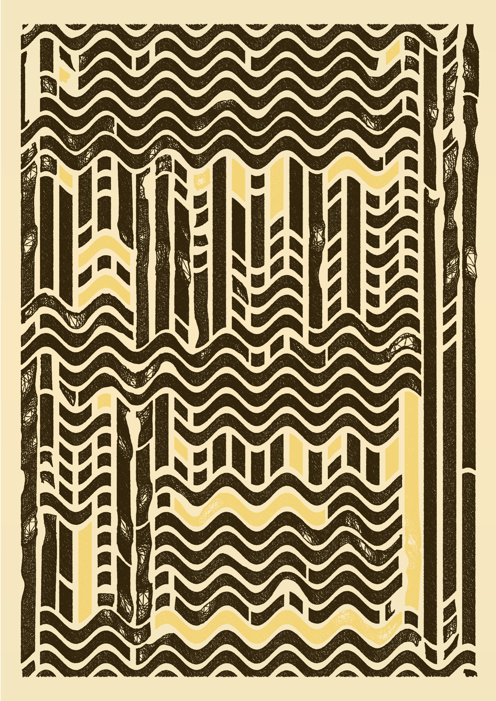 Art Blocks - Art Blocks v2 - Edifice #325 - NFT # 204000325