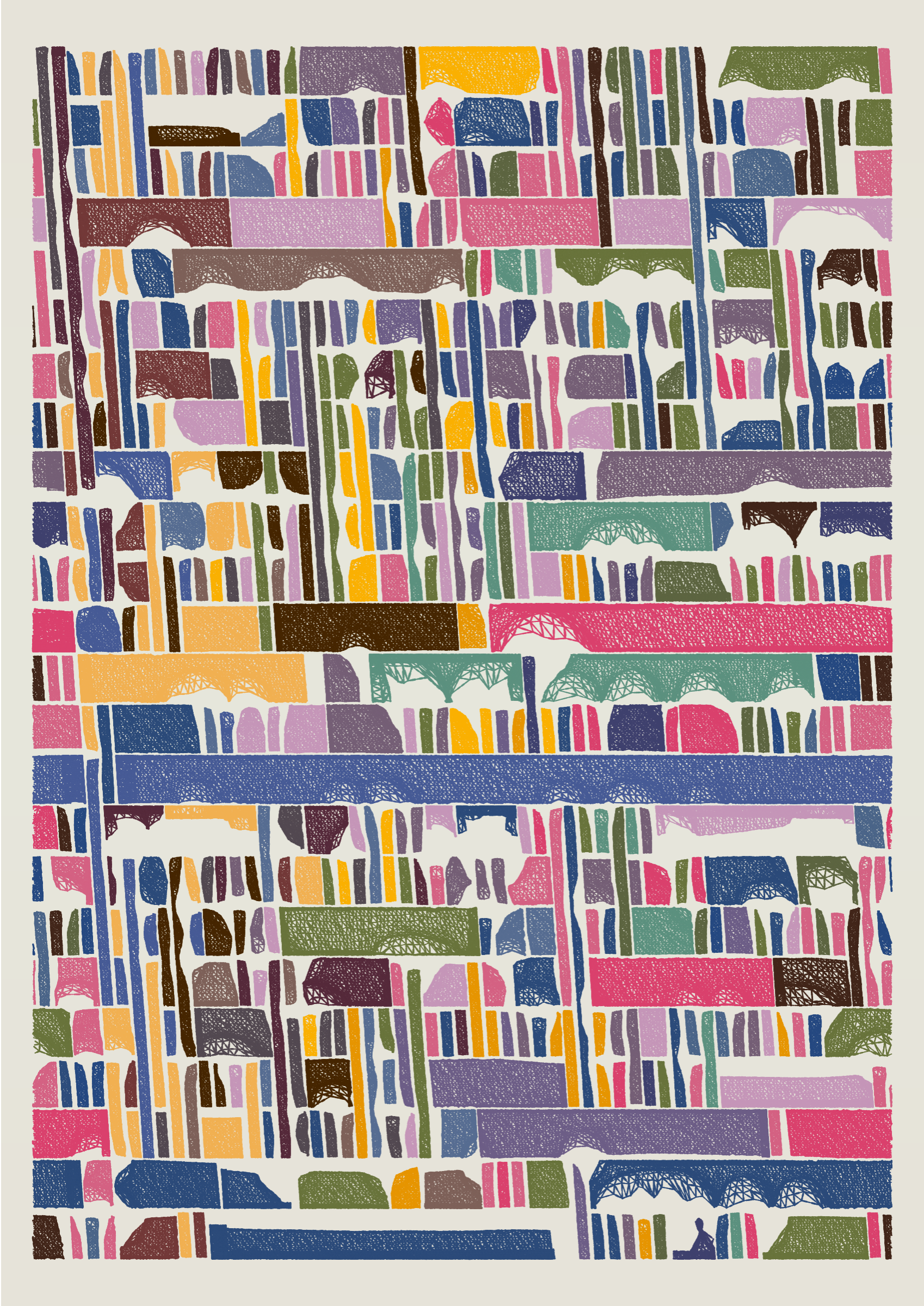 Art Blocks - Art Blocks v2 - Edifice #332 - NFT # 204000332