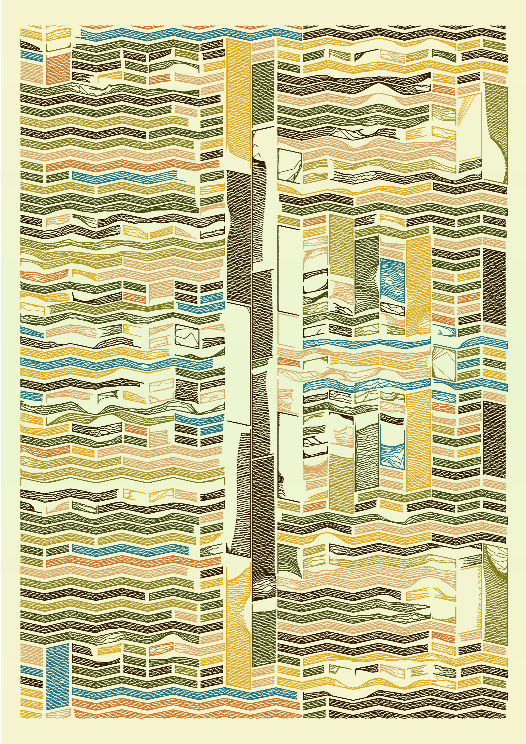 Art Blocks - Art Blocks v2 - Edifice #334 - NFT # 204000334