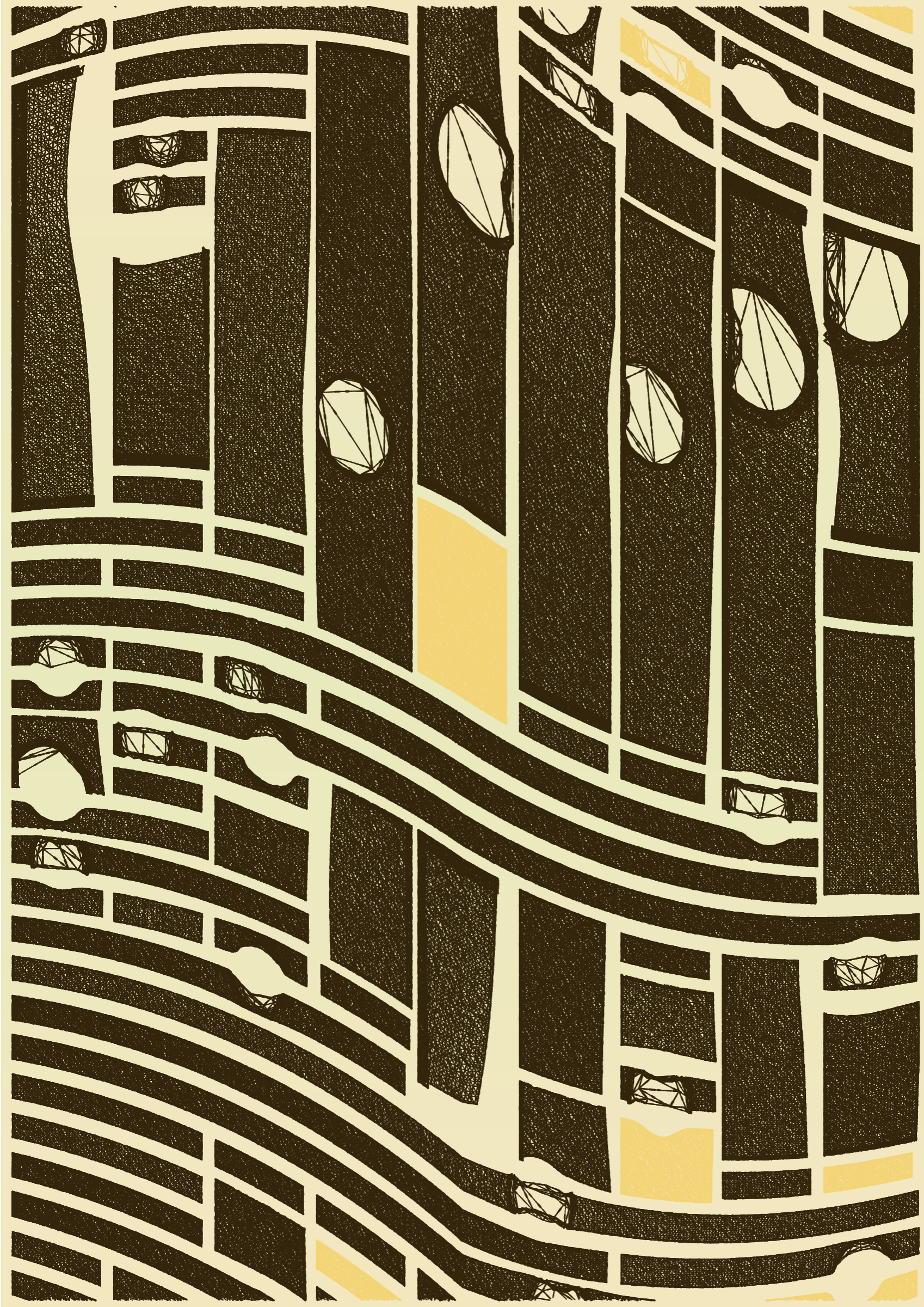 Art Blocks - Art Blocks v2 - Edifice #343 - NFT # 204000343