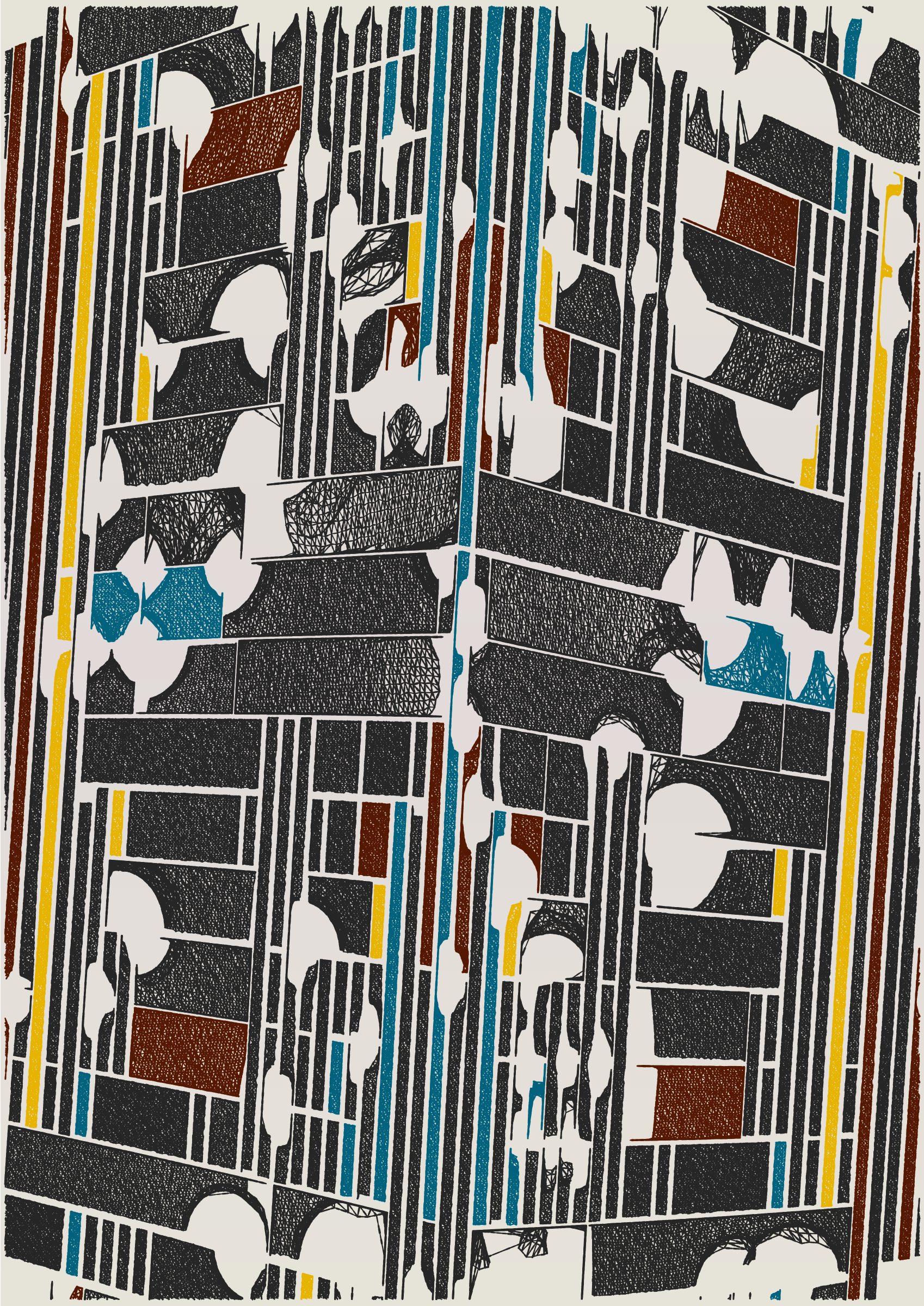 Art Blocks - Art Blocks v2 - Edifice #344 - NFT # 204000344