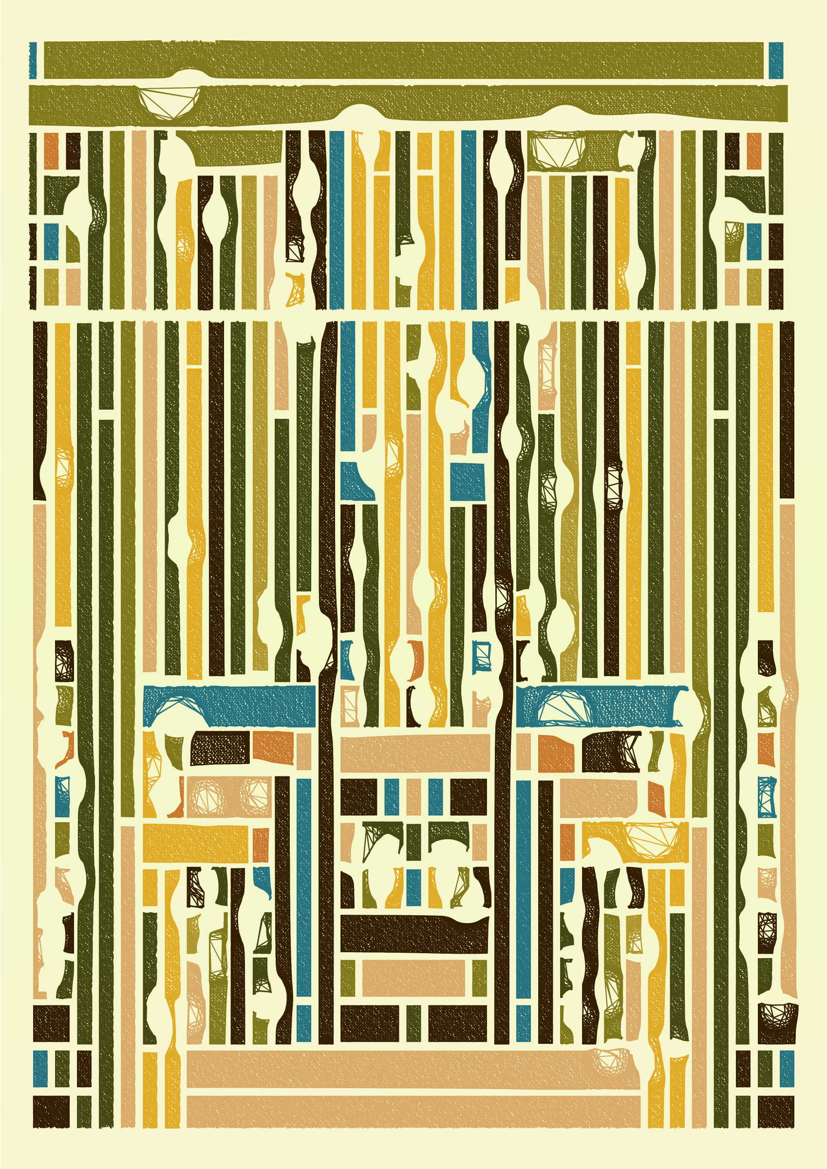 Art Blocks - Art Blocks v2 - Edifice #347 - NFT # 204000347