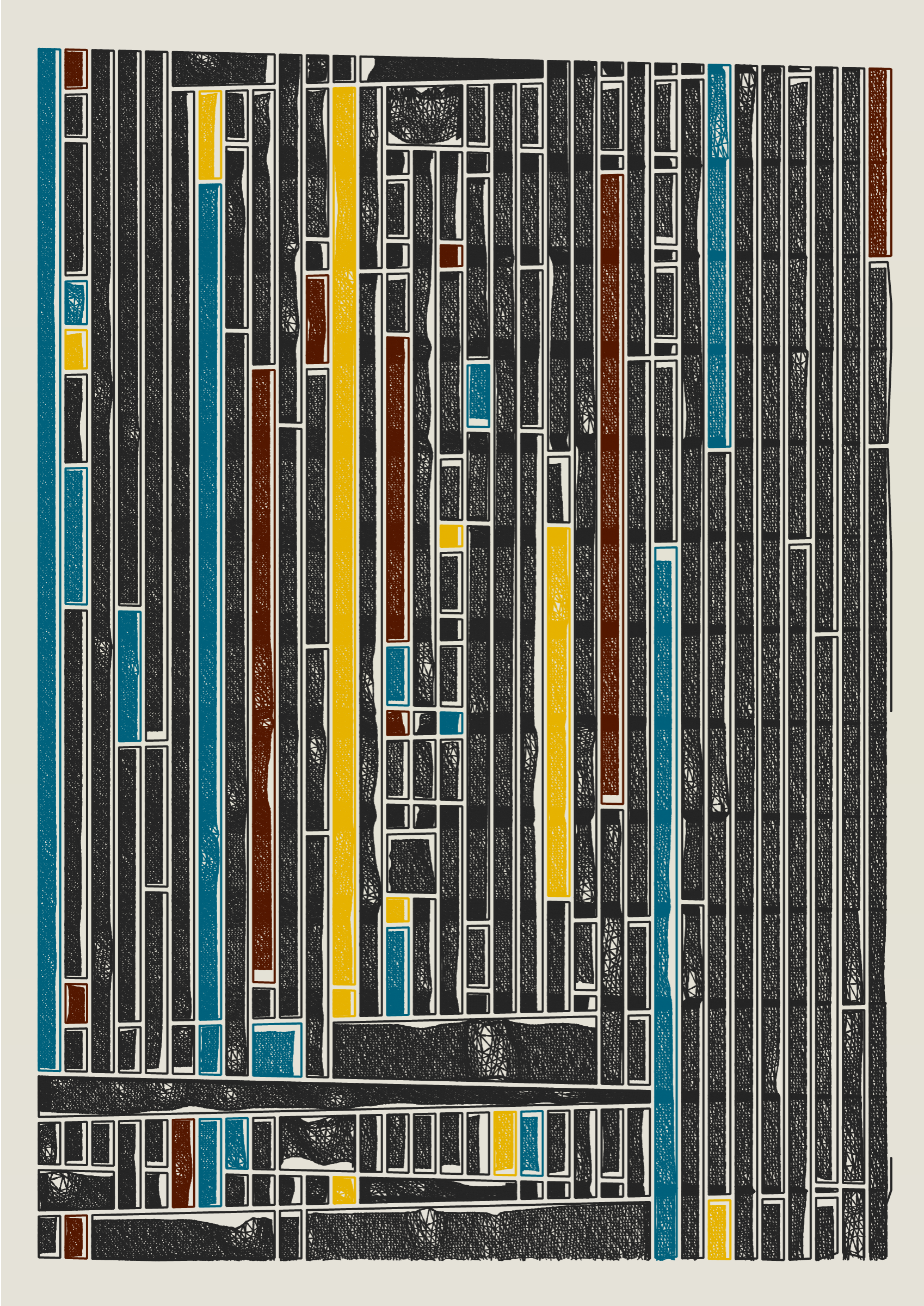 Art Blocks - Art Blocks v2 - Edifice #348 - NFT # 204000348