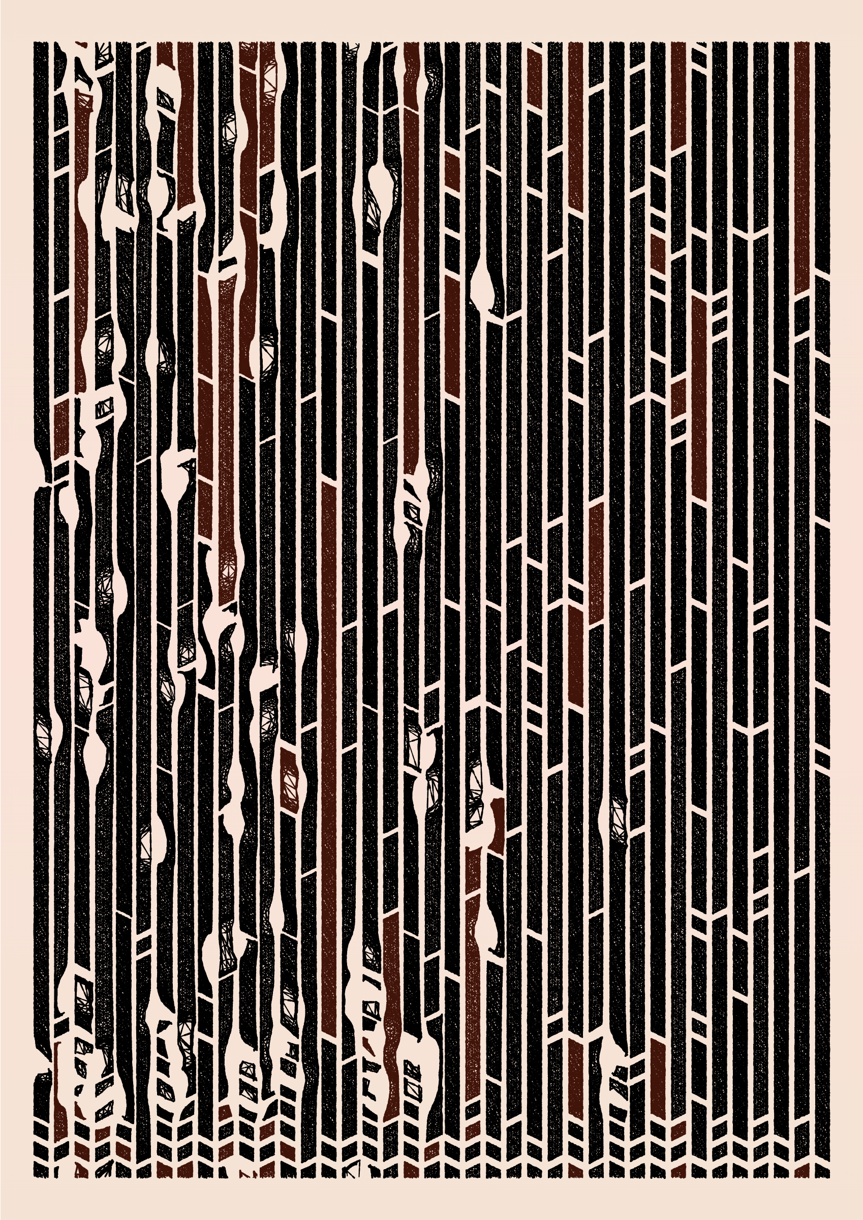 Art Blocks - Art Blocks v2 - Edifice #350 - NFT # 204000350