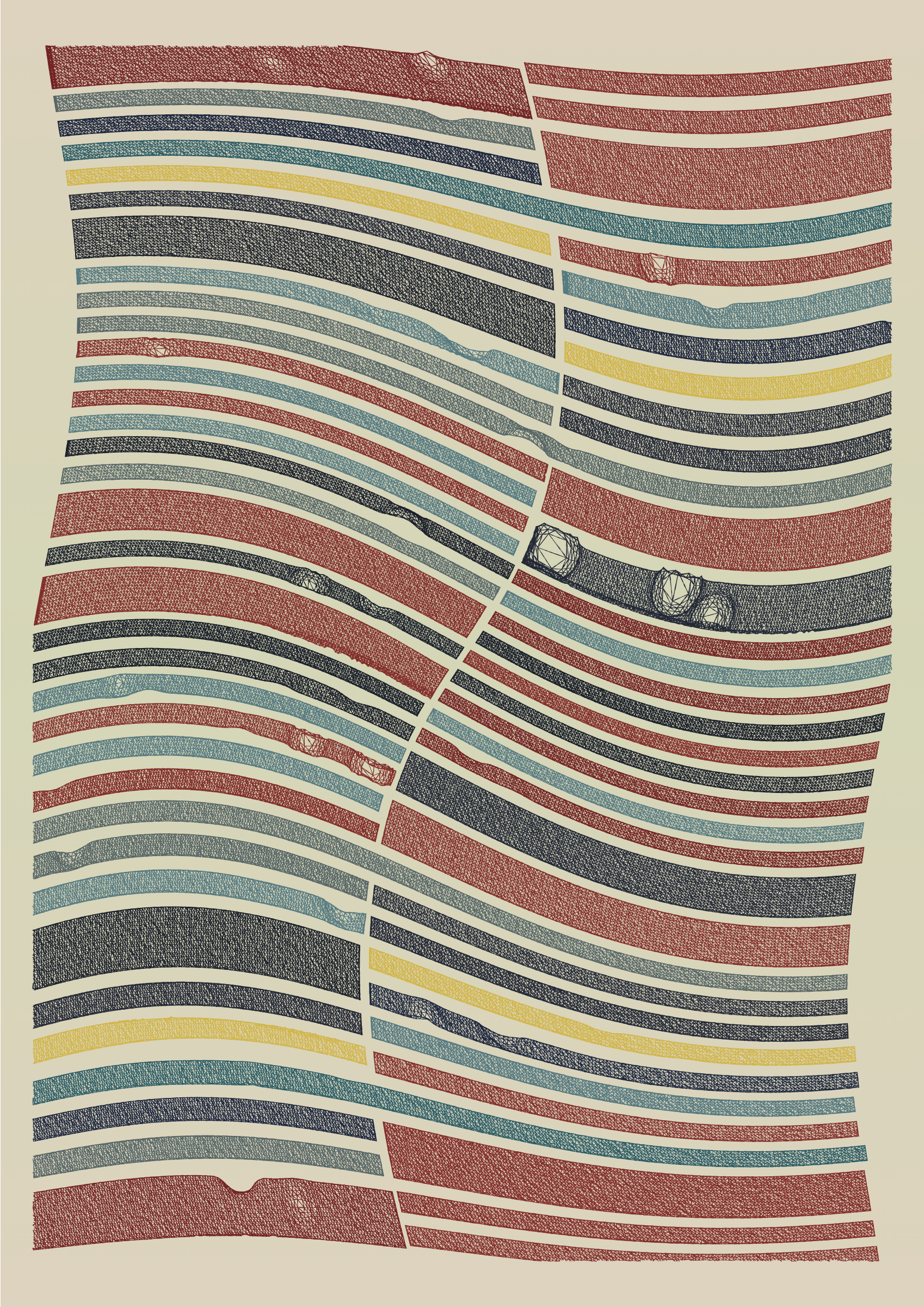 Art Blocks - Art Blocks v2 - Edifice #351 - NFT # 204000351