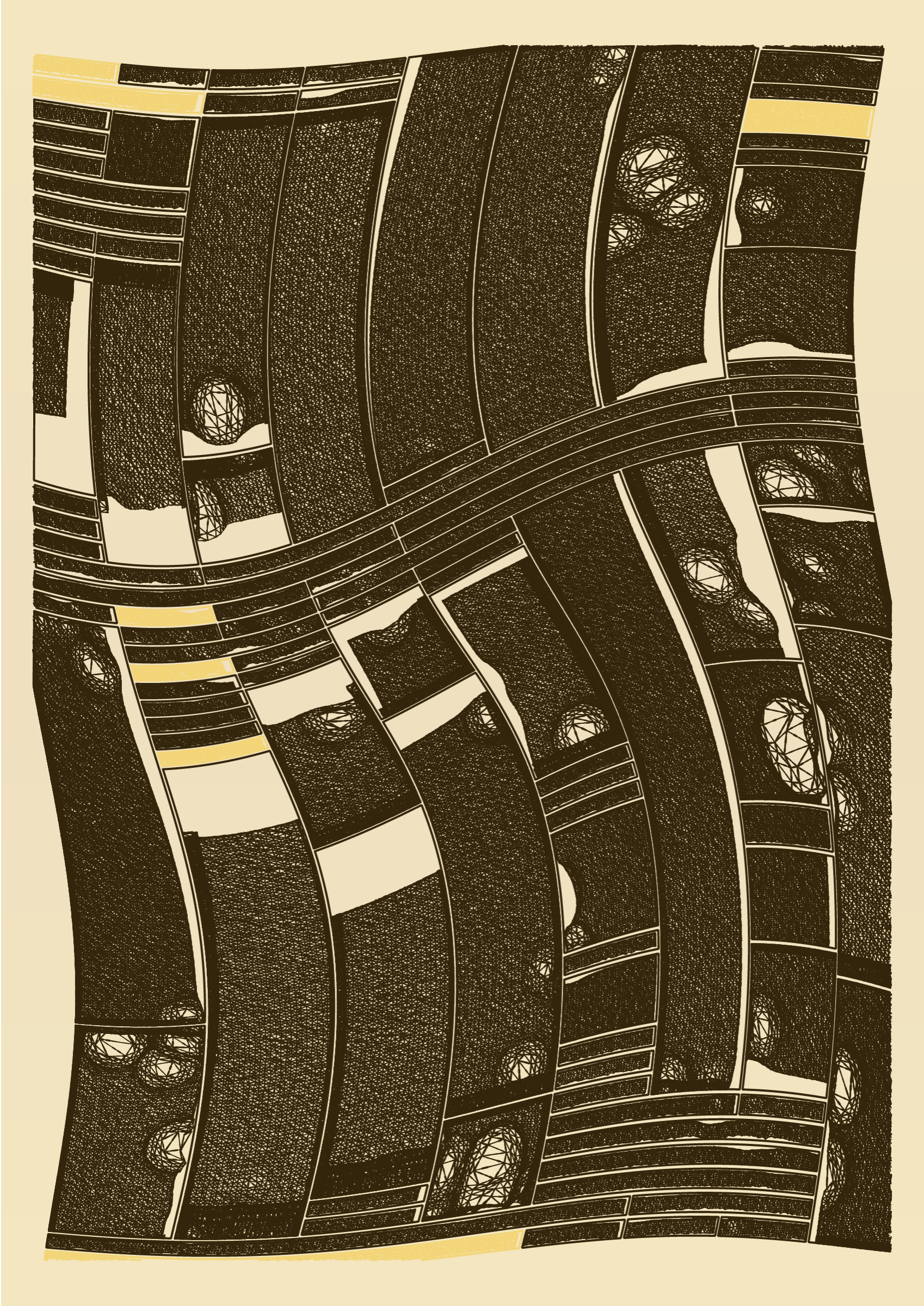 Art Blocks - Art Blocks v2 - Edifice #359 - NFT # 204000359