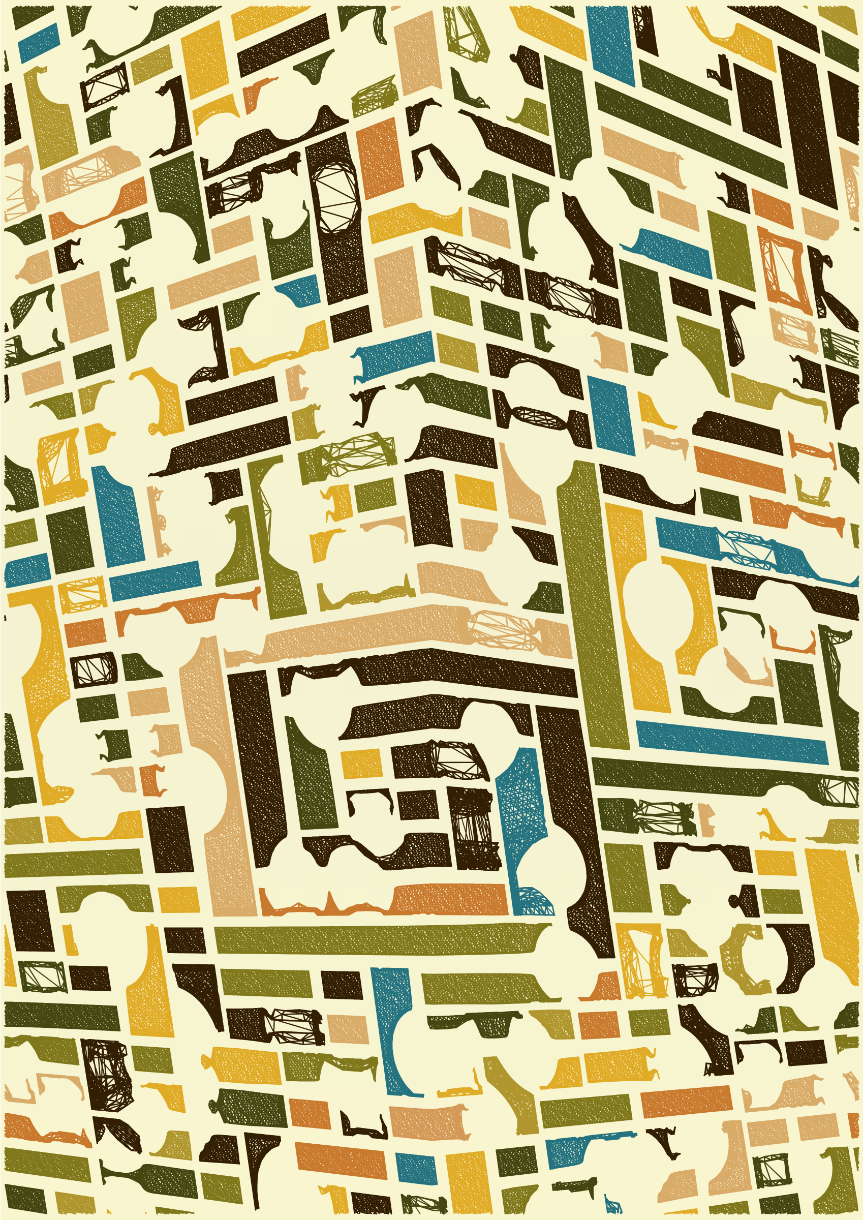 Art Blocks - Art Blocks v2 - Edifice #360 - NFT # 204000360