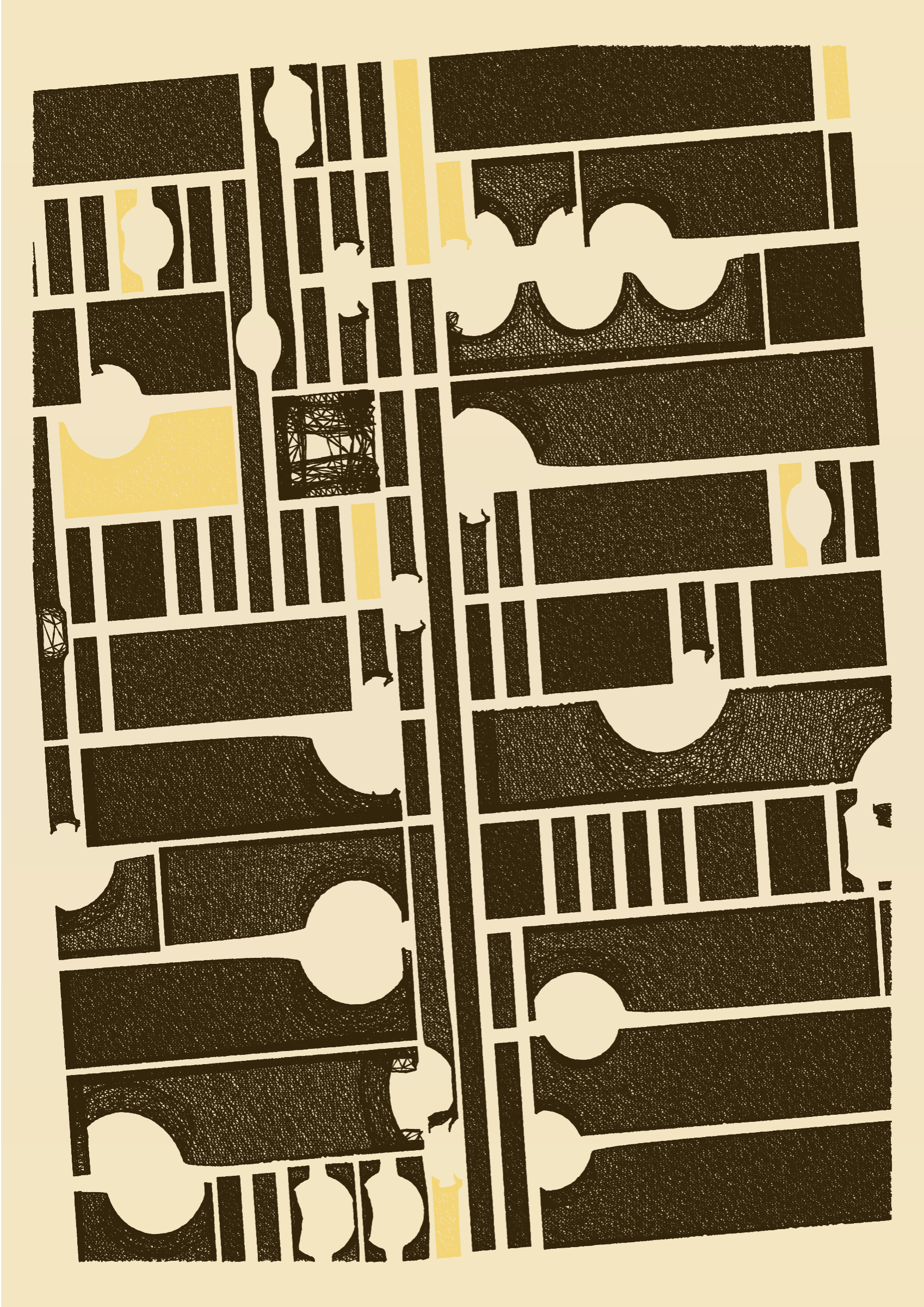 Art Blocks - Art Blocks v2 - Edifice #363 - NFT # 204000363