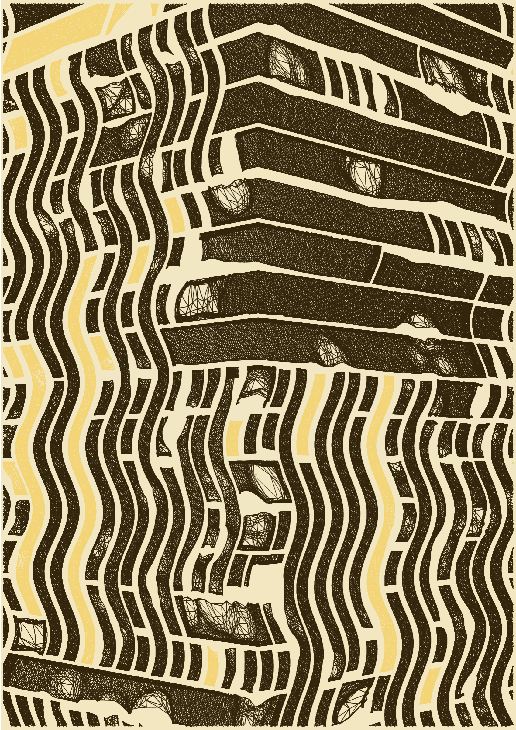 Art Blocks - Art Blocks v2 - Edifice #369 - NFT # 204000369