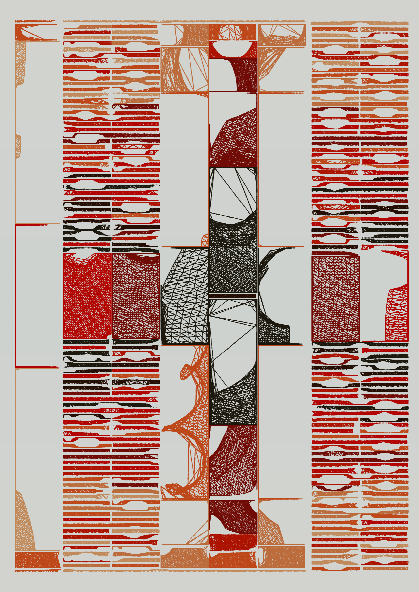 Art Blocks - Art Blocks v2 - Edifice #370 - NFT # 204000370