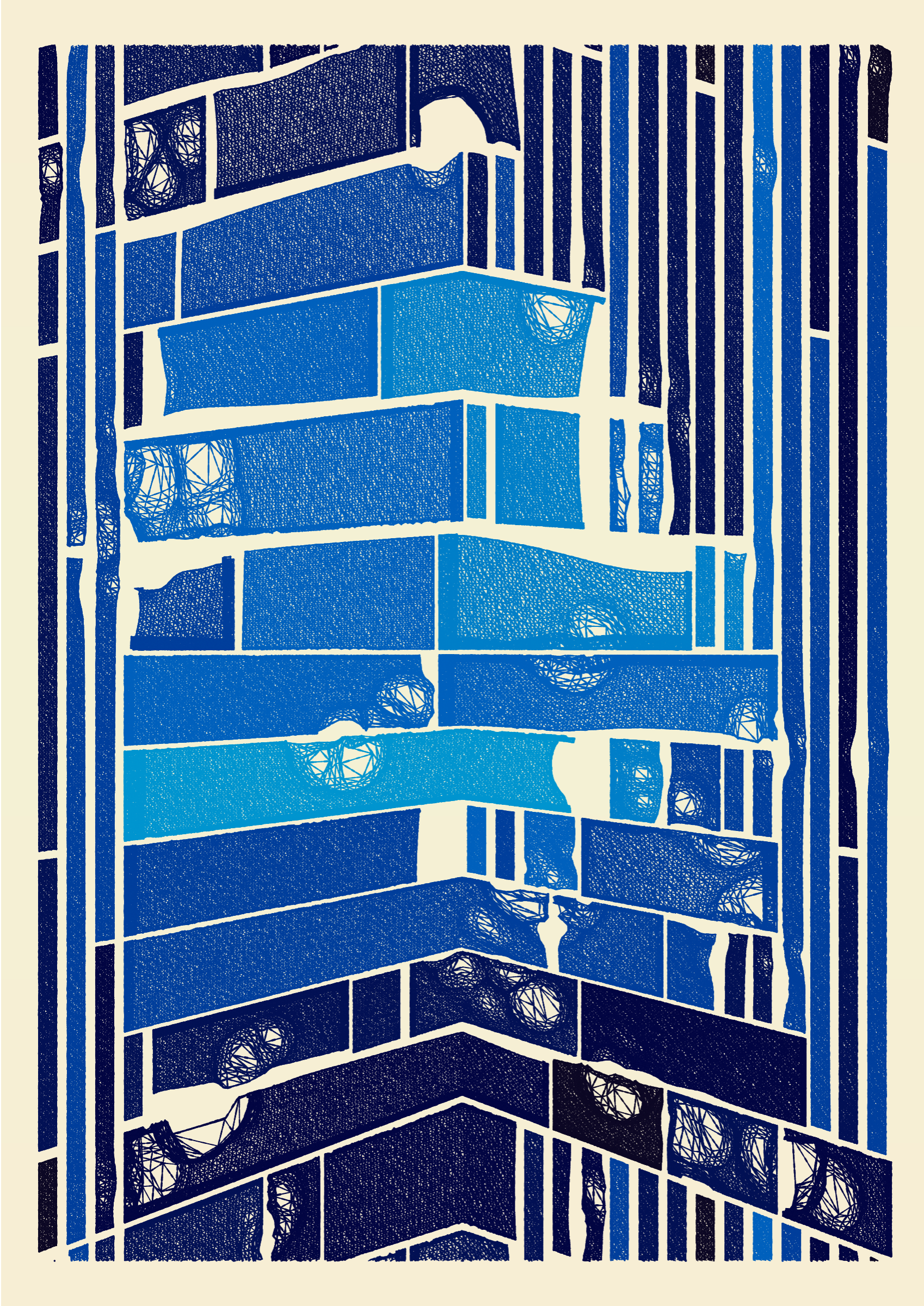 Art Blocks - Art Blocks v2 - Edifice #379 - NFT # 204000379