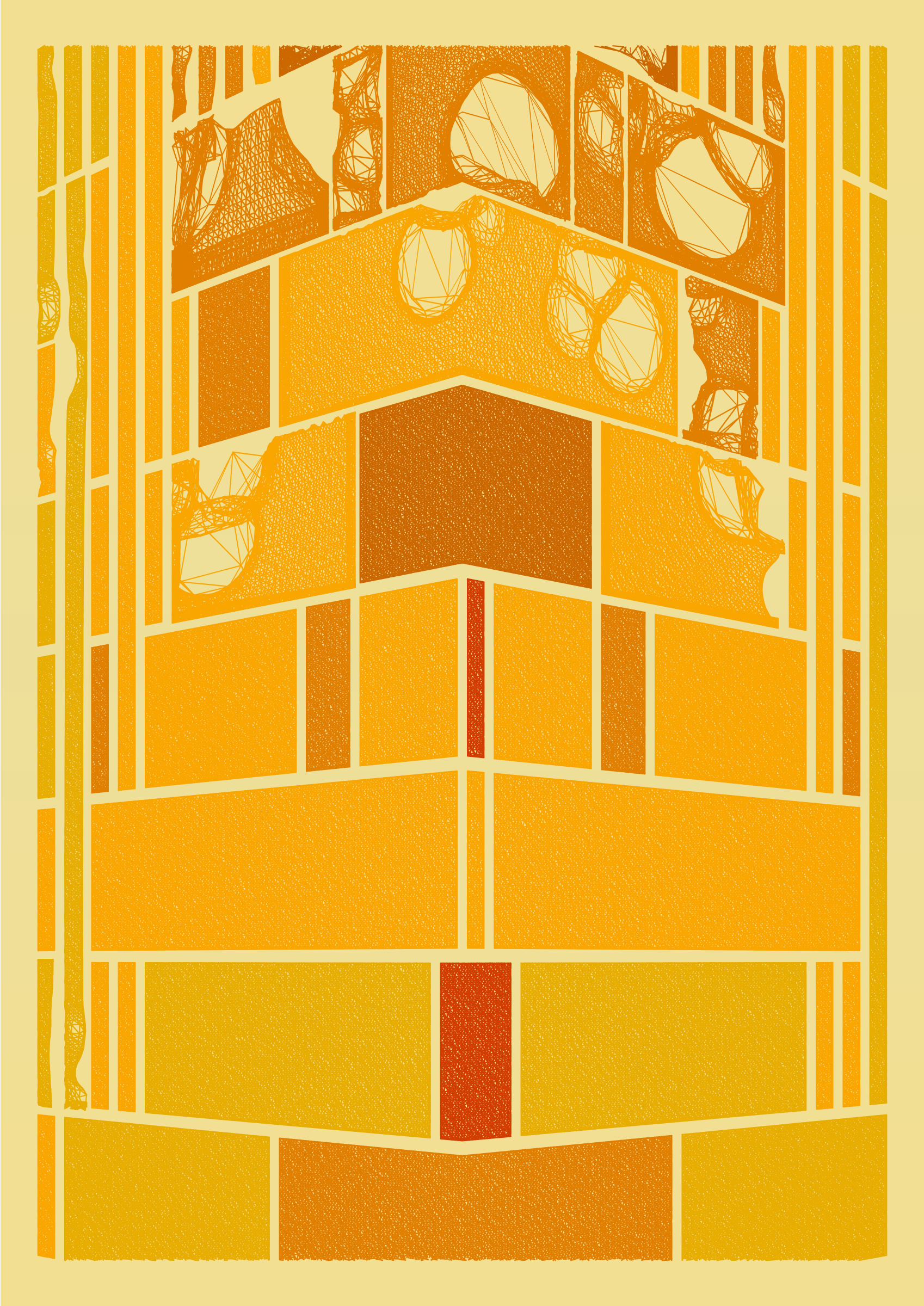 Art Blocks - Art Blocks v2 - Edifice #381 - NFT # 204000381