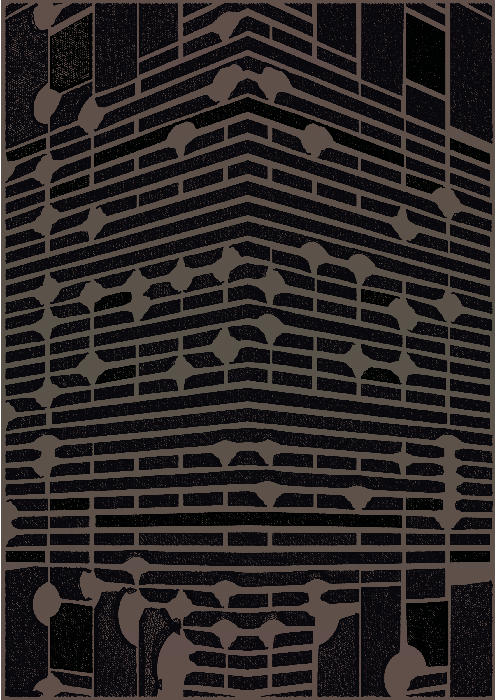 Art Blocks - Art Blocks v2 - Edifice #383 - NFT # 204000383