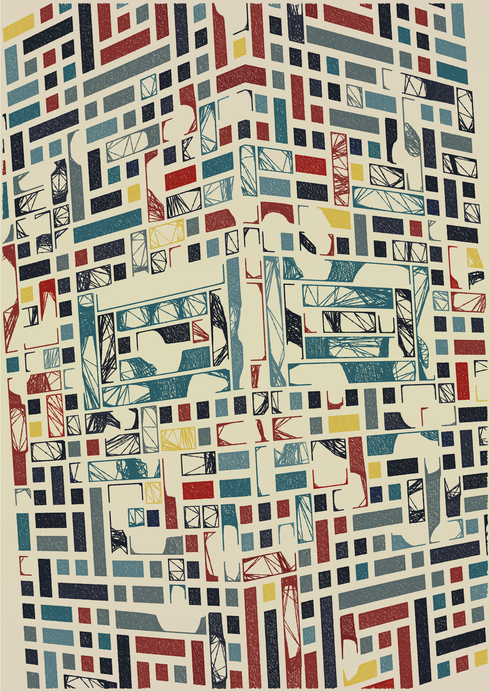 Art Blocks - Art Blocks v2 - Edifice #386 - NFT # 204000386