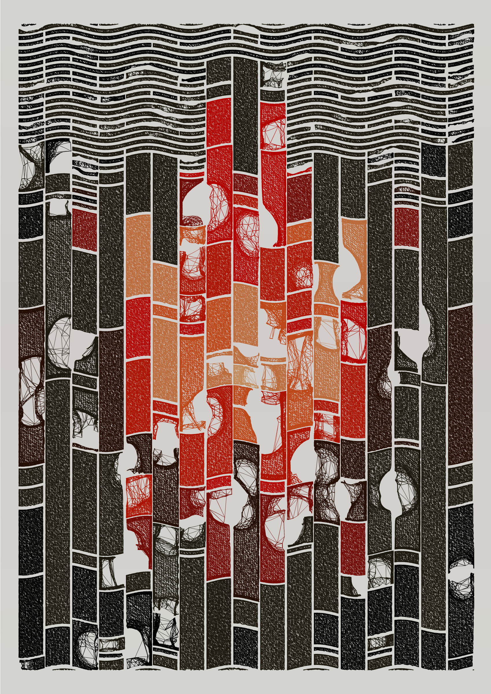 Art Blocks - Art Blocks v2 - Edifice #387 - NFT # 204000387