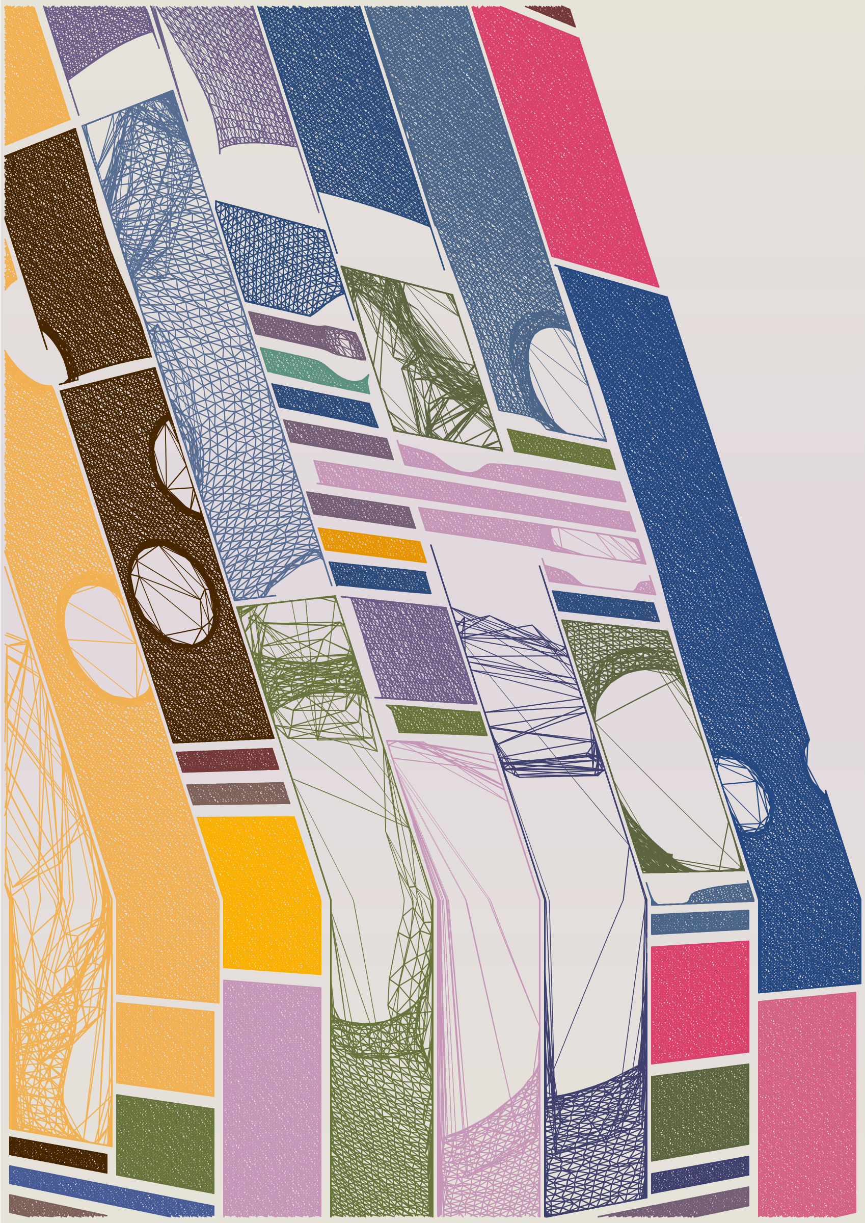 Art Blocks - Art Blocks v2 - Edifice #388 - NFT # 204000388