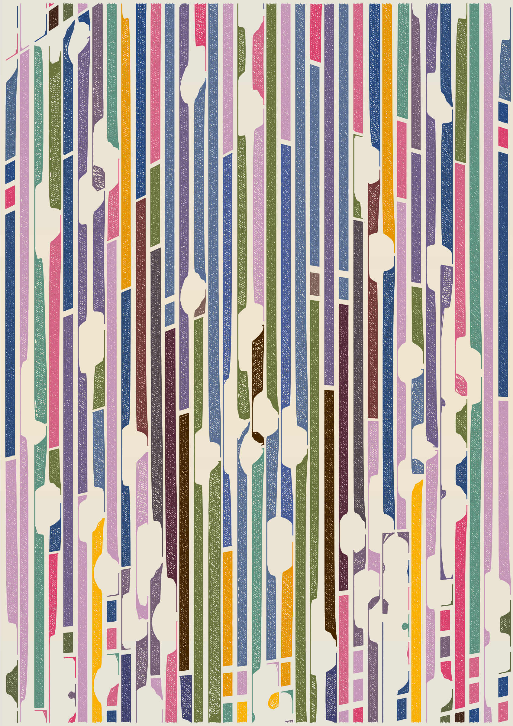 Art Blocks - Art Blocks v2 - Edifice #390 - NFT # 204000390