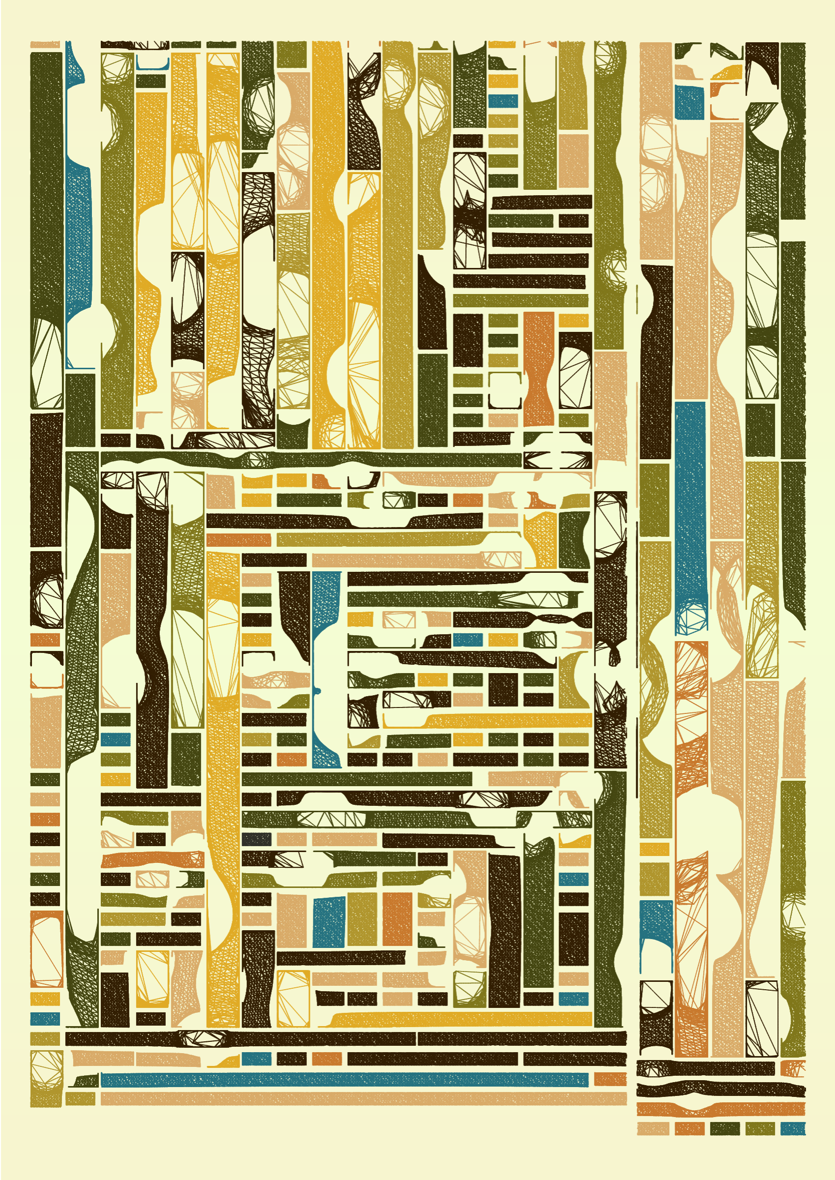 Art Blocks - Art Blocks v2 - Edifice #391 - NFT # 204000391