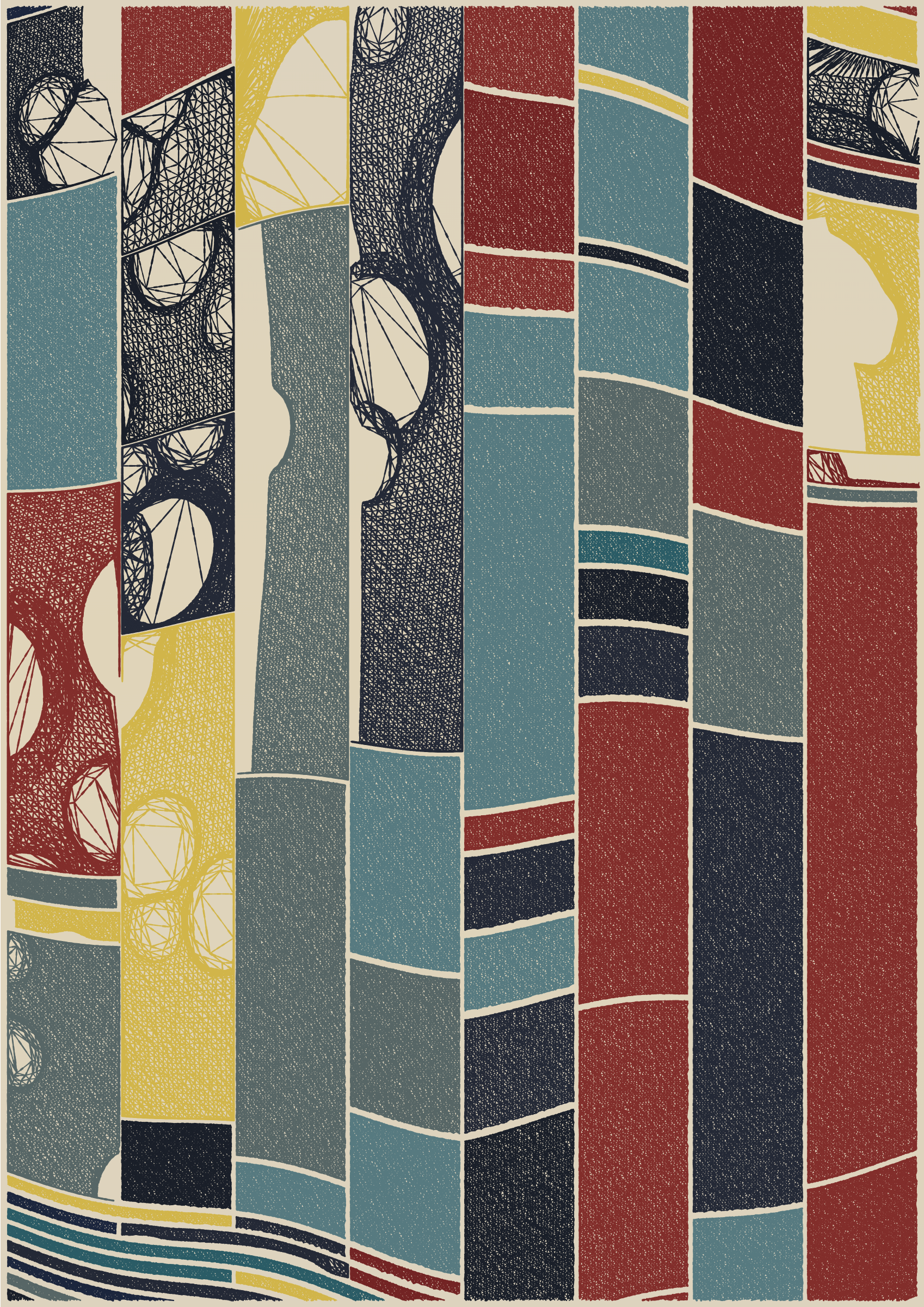 Art Blocks - Art Blocks v2 - Edifice #394 - NFT # 204000394