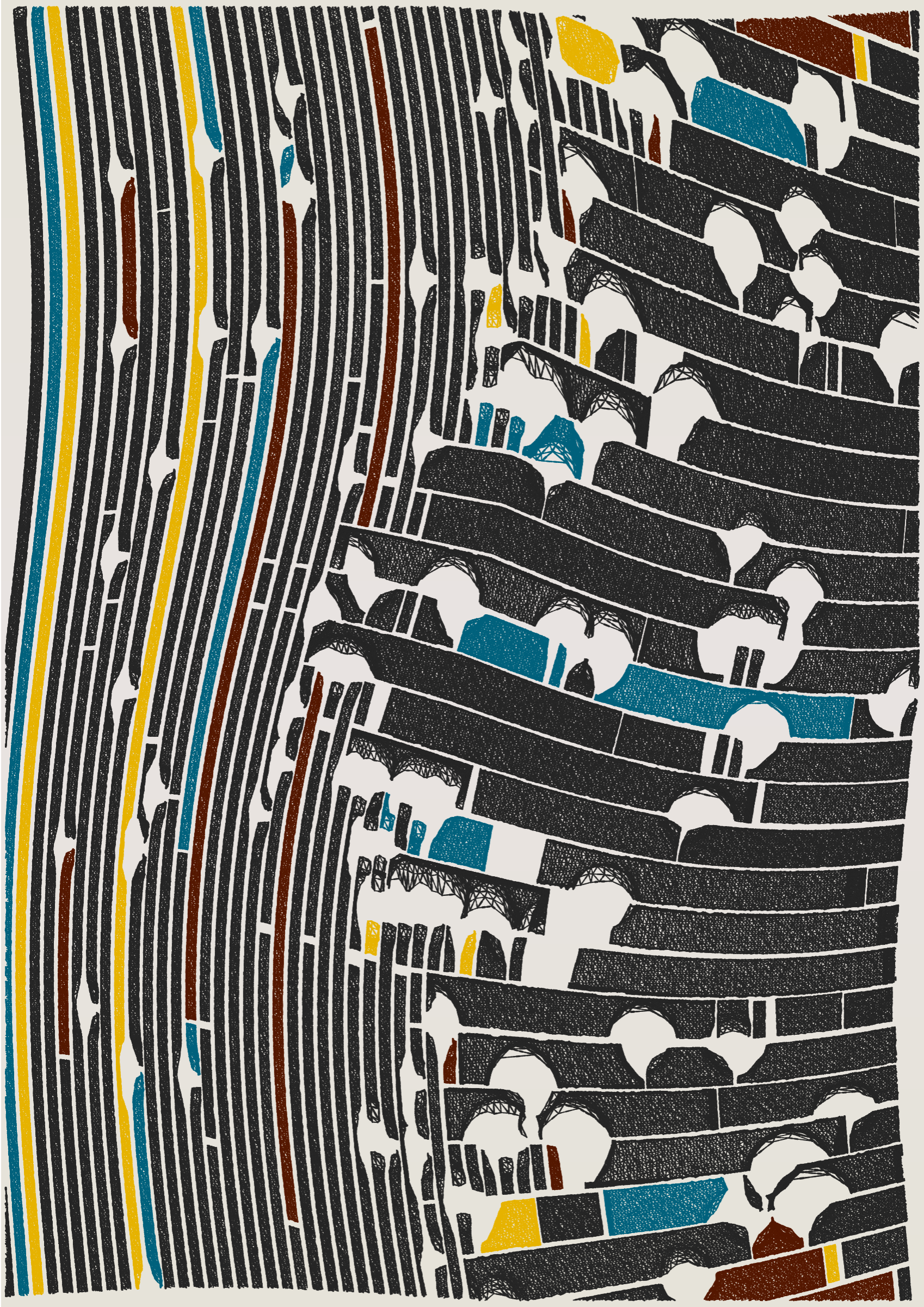 Art Blocks - Art Blocks v2 - Edifice #398 - NFT # 204000398