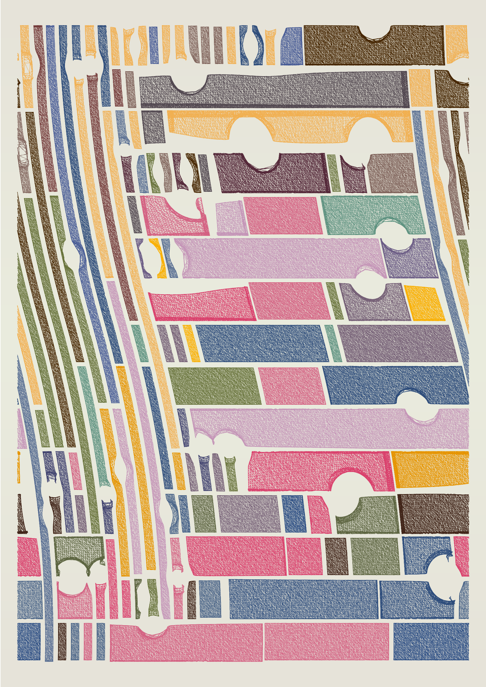 Art Blocks - Art Blocks v2 - Edifice #399 - NFT # 204000399