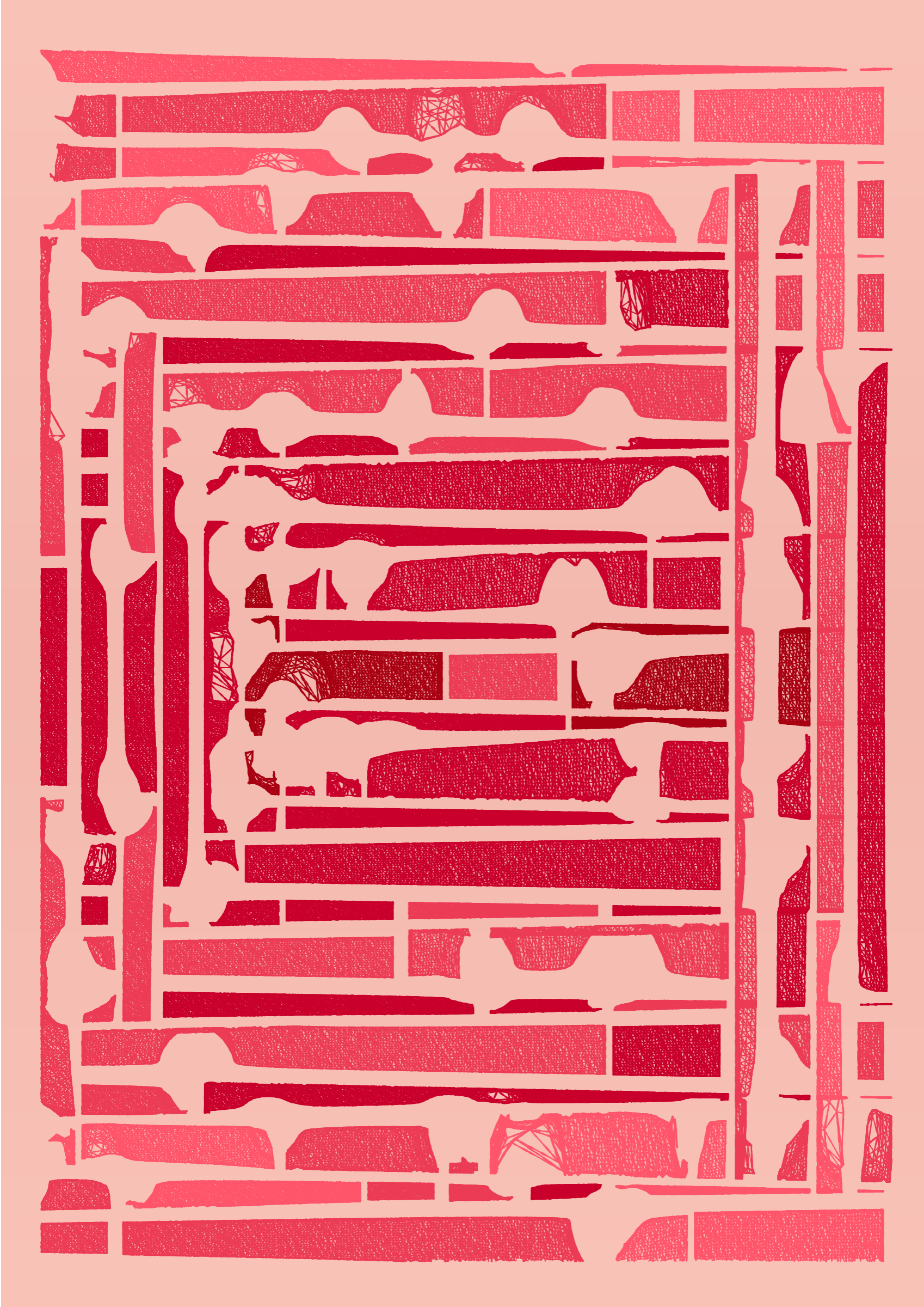 Art Blocks - Art Blocks v2 - Edifice #408 - NFT # 204000408