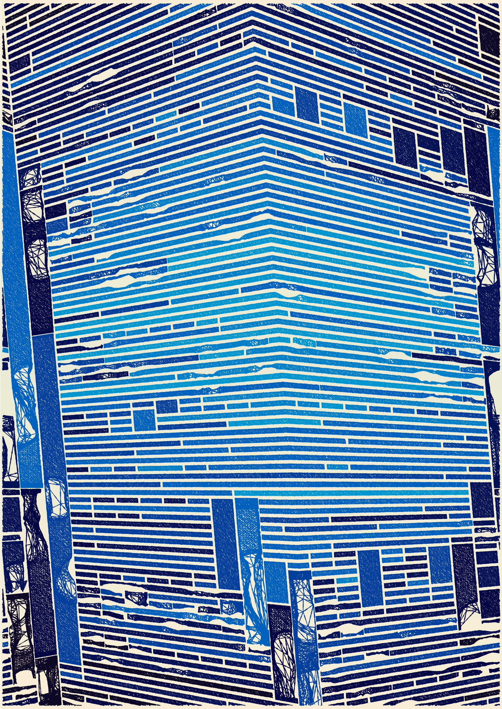 Art Blocks - Art Blocks v2 - Edifice #409 - NFT # 204000409