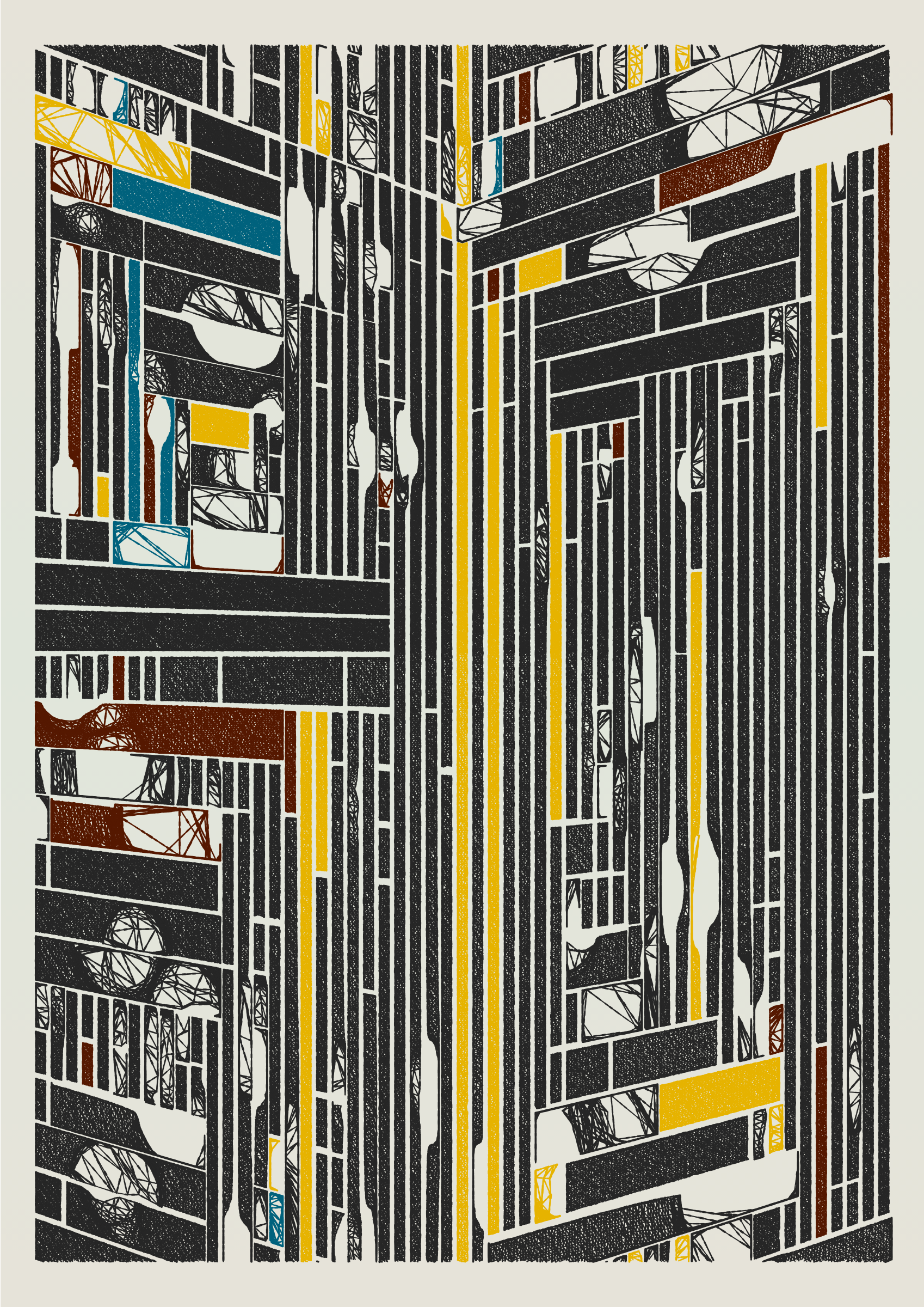 Art Blocks - Art Blocks v2 - Edifice #410 - NFT # 204000410