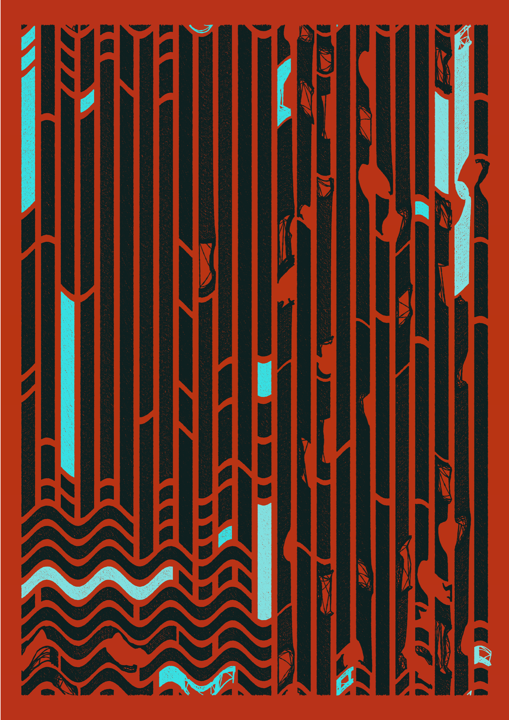 Art Blocks - Art Blocks v2 - Edifice #411 - NFT # 204000411