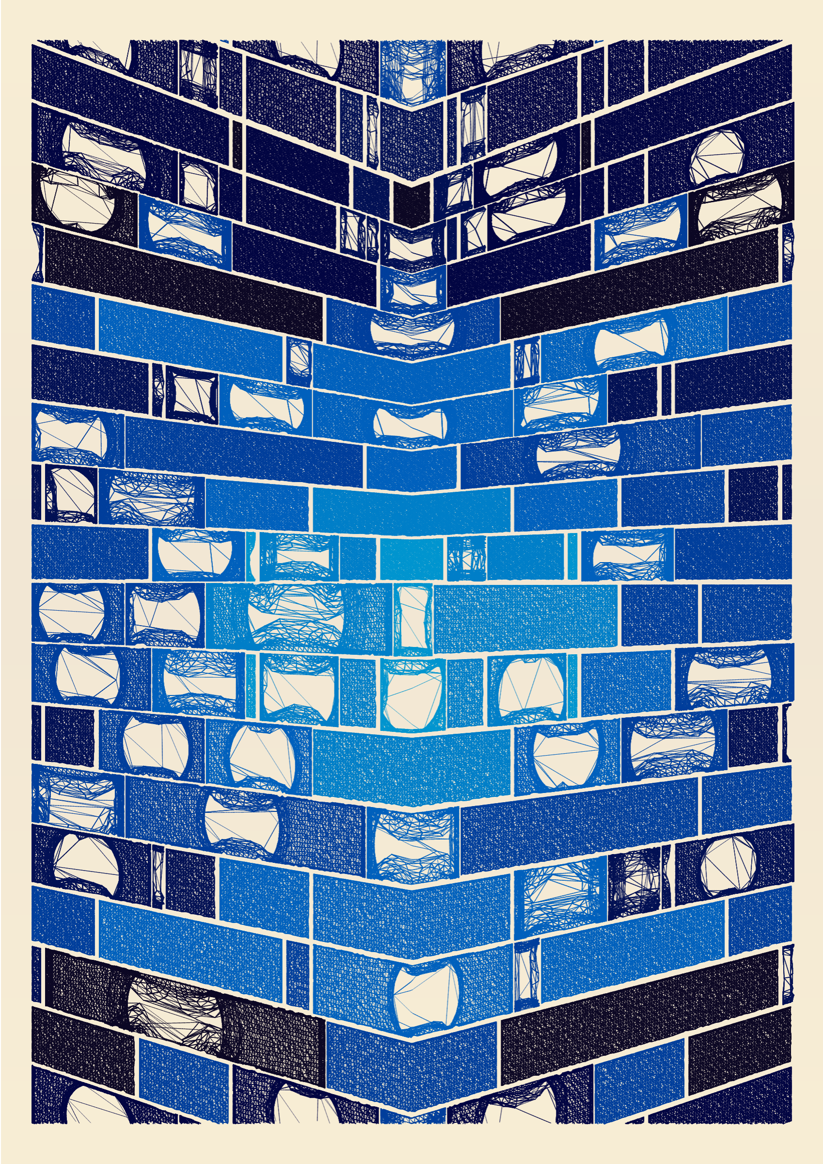 Art Blocks - Art Blocks v2 - Edifice #420 - NFT # 204000420